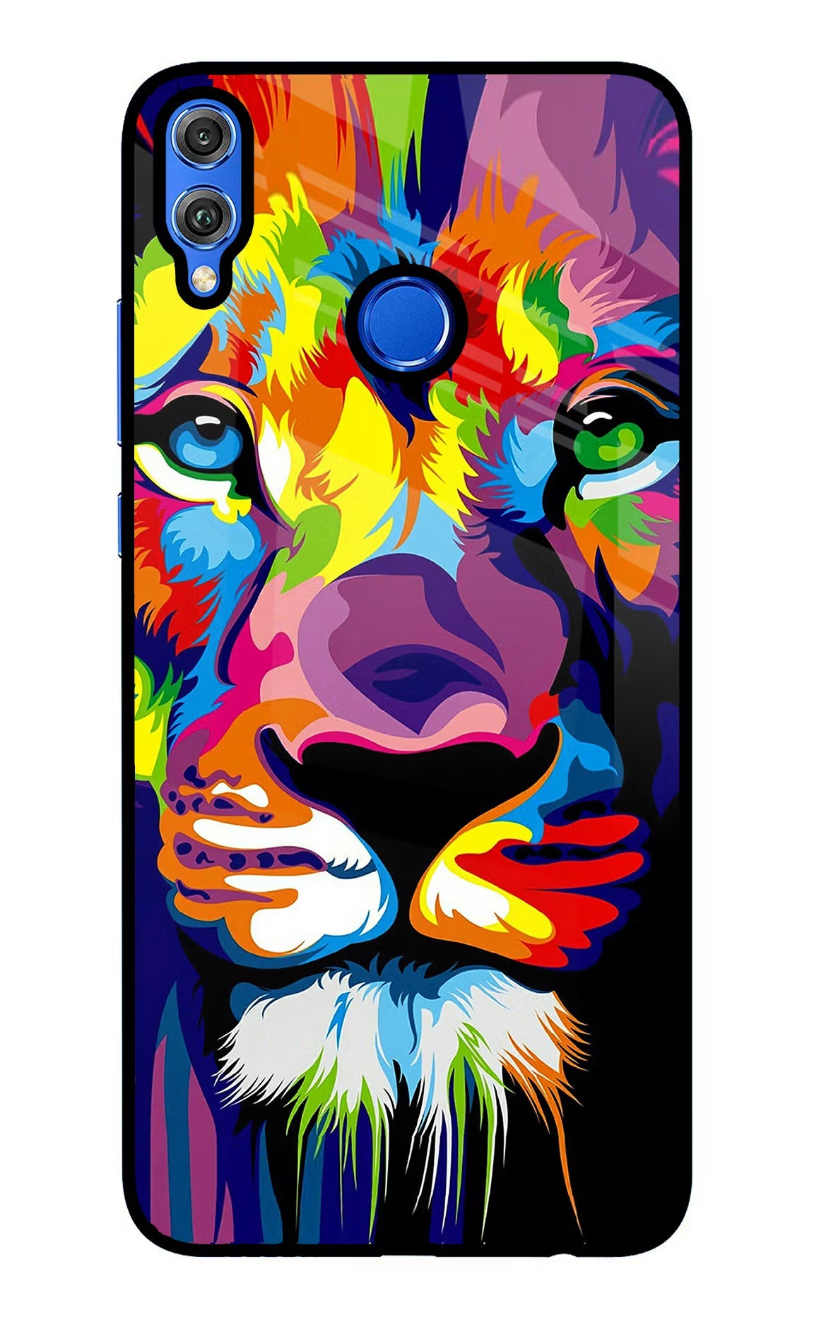 Lion Honor 8X Glass Case Back Cover by Casekaro