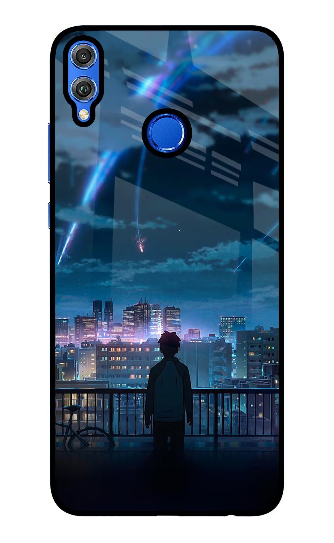 Anime Honor 8X Glass Case Back Cover by Casekaro