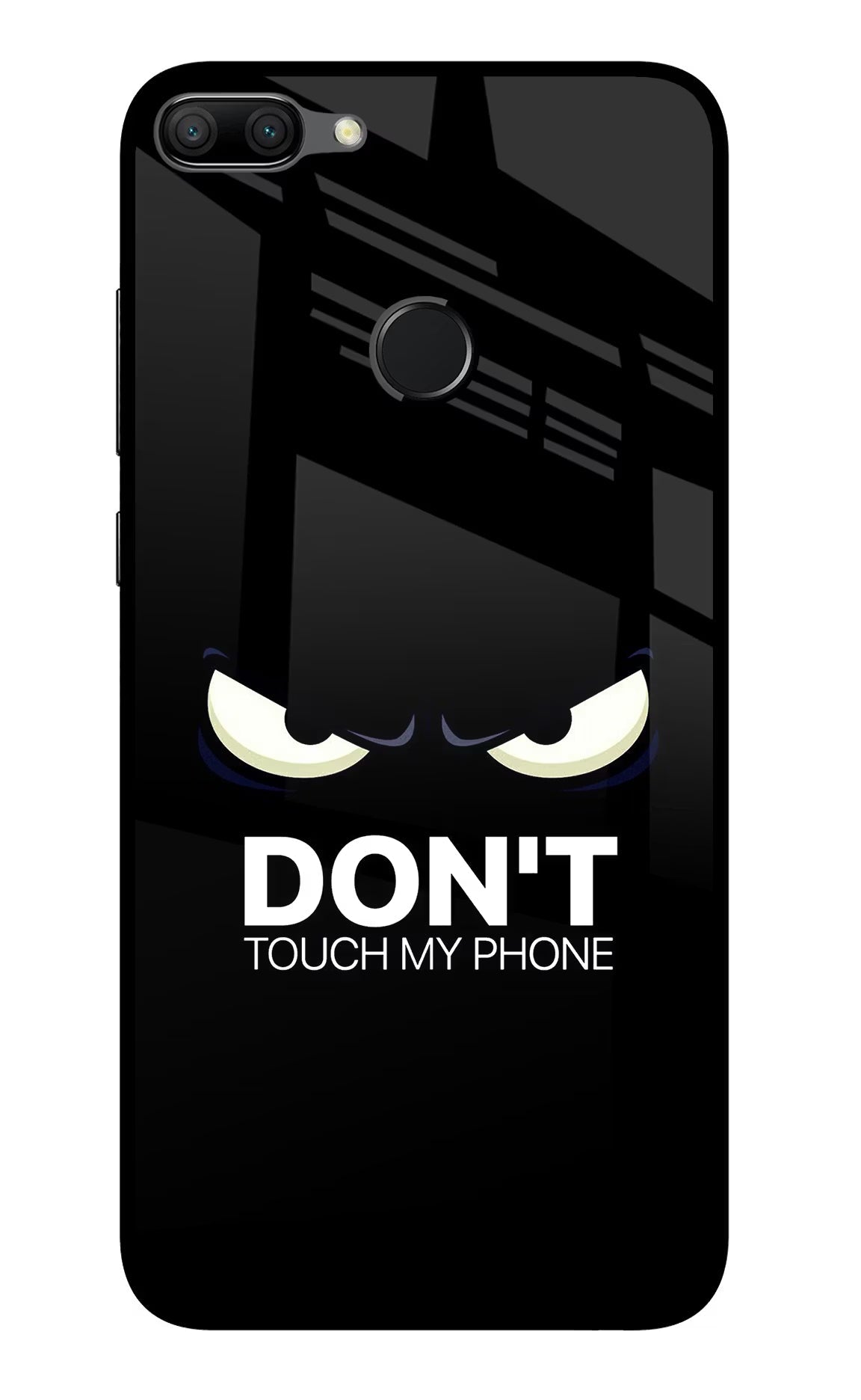 Don'T Touch My Phone Honor 9N Glass Case Back Cover by Casekaro