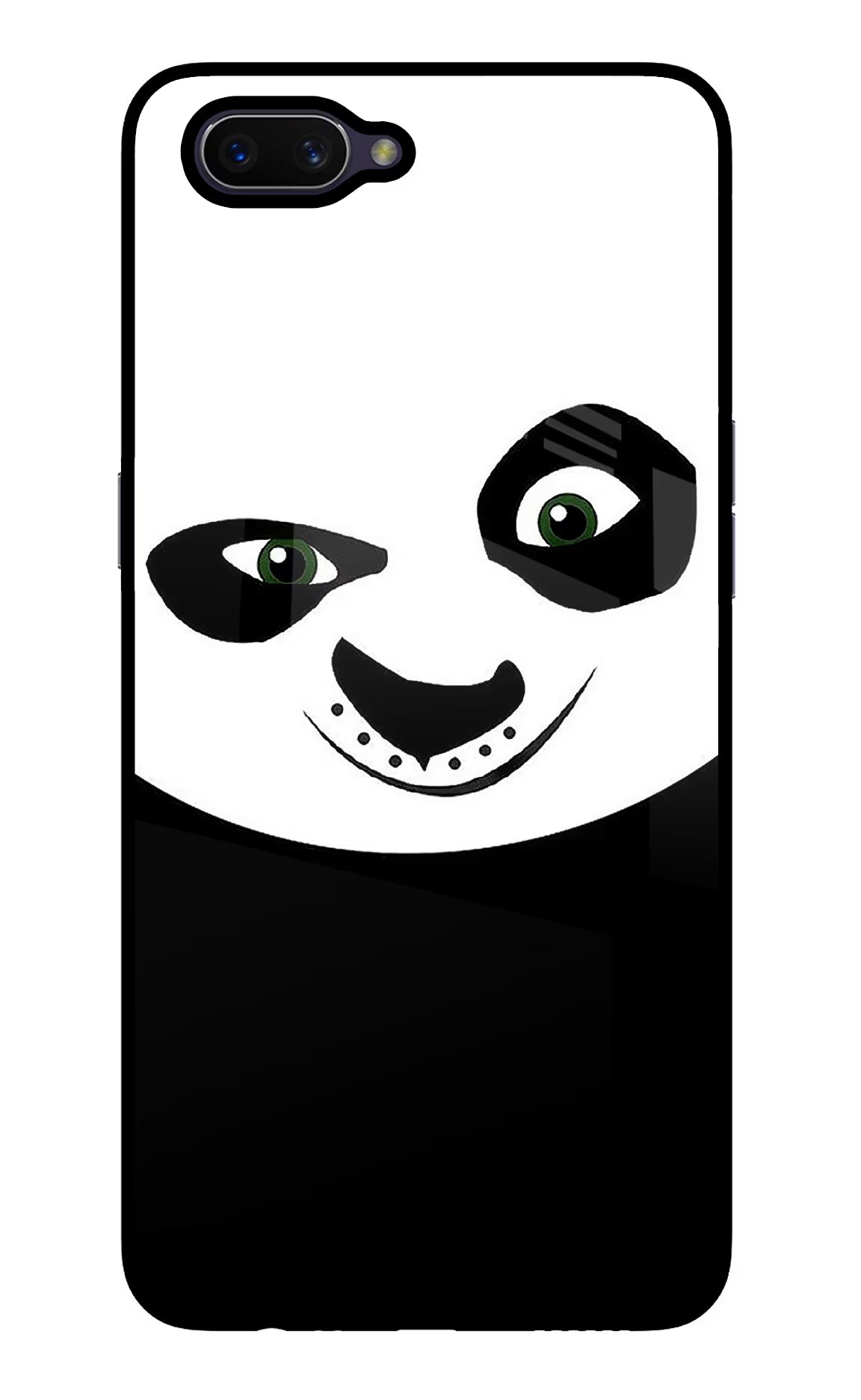 Panda Oppo A3S Glass Case Back Cover by Casekaro