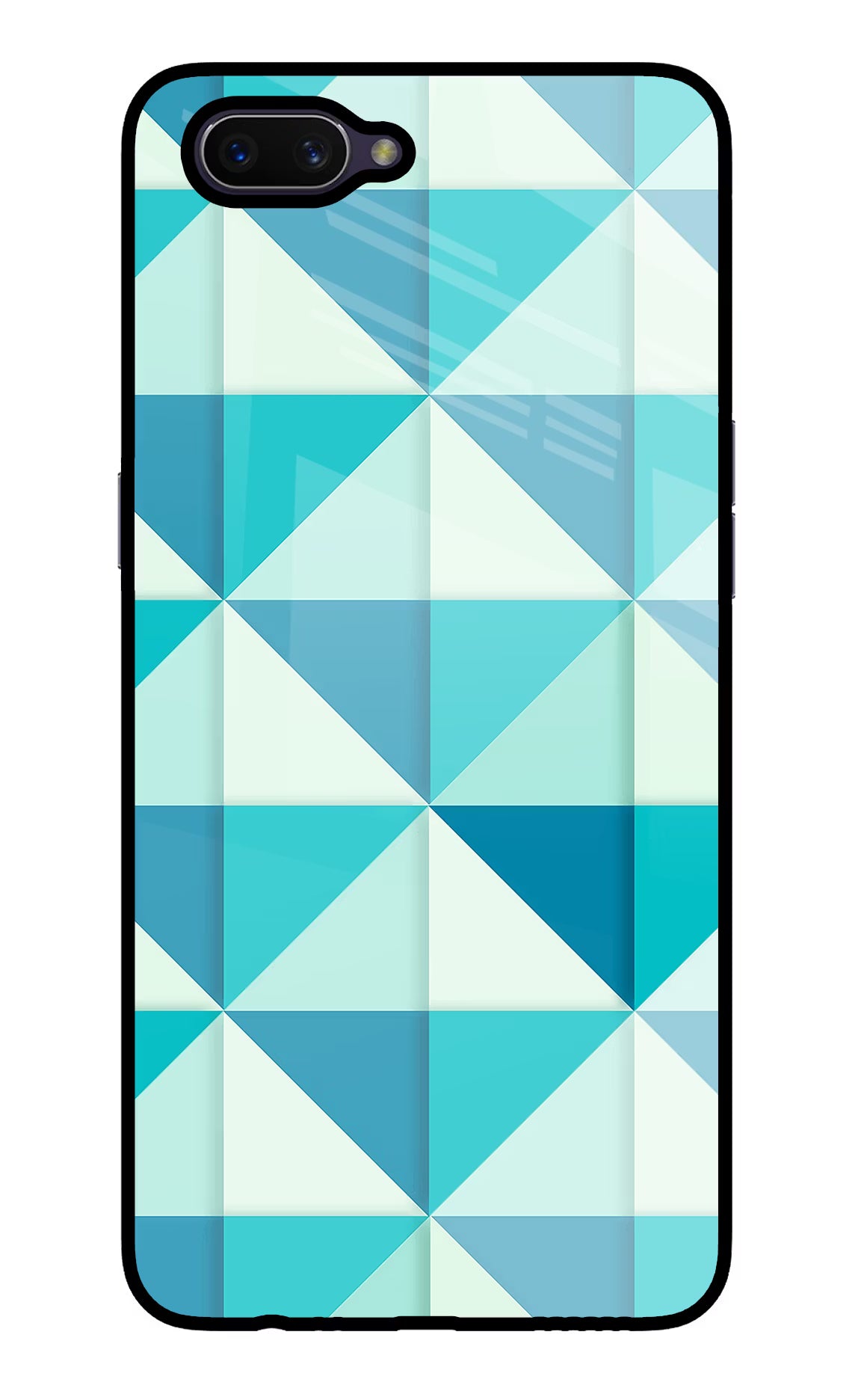 Abstract Oppo A3S Glass Case Back Cover by Casekaro
