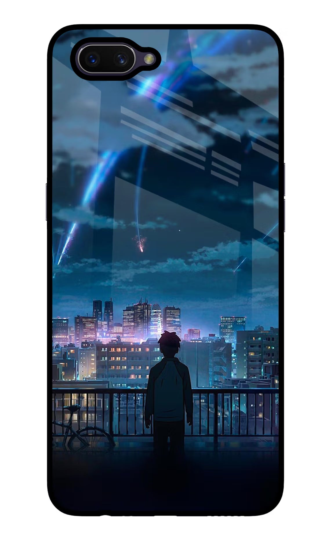 Anime Oppo A3S Glass Case Back Cover by Casekaro