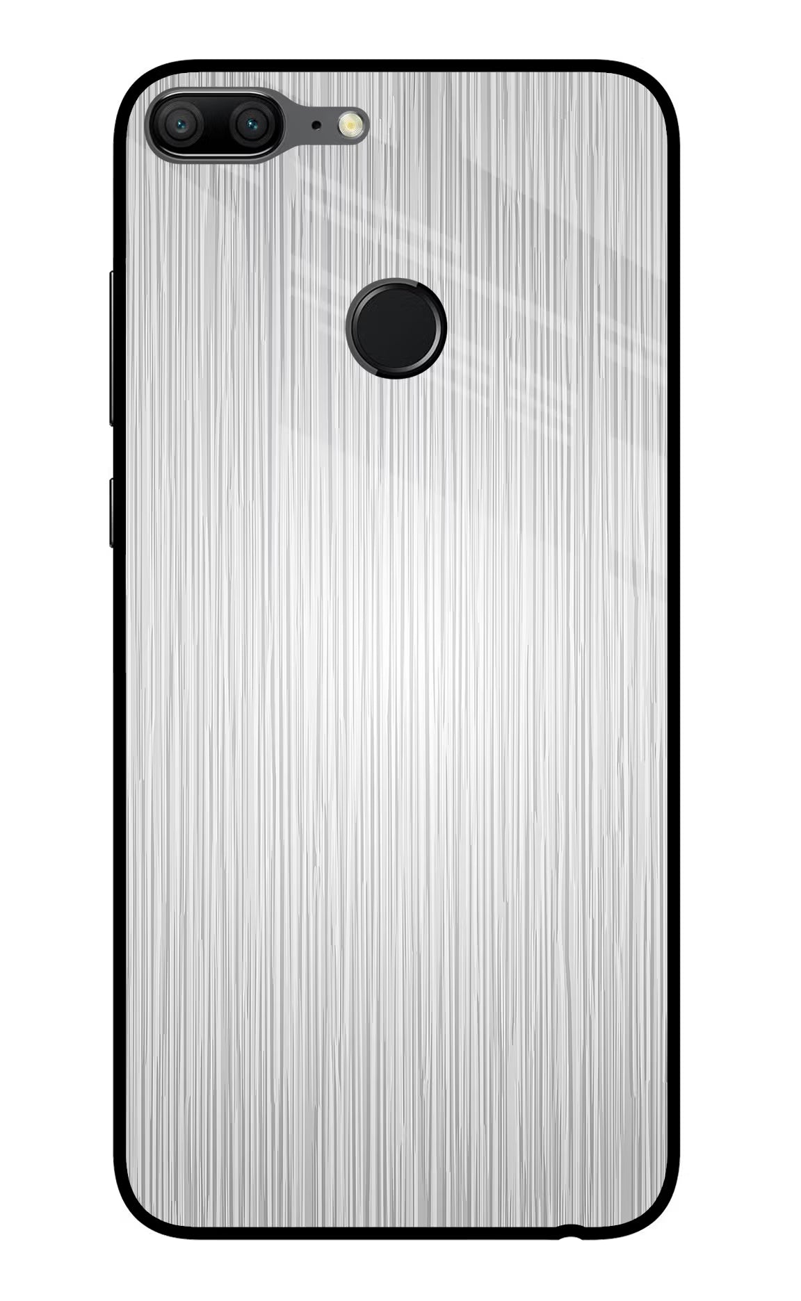 Wooden Grey Texture Honor 9 Lite Glass Case Back Cover by Casekaro