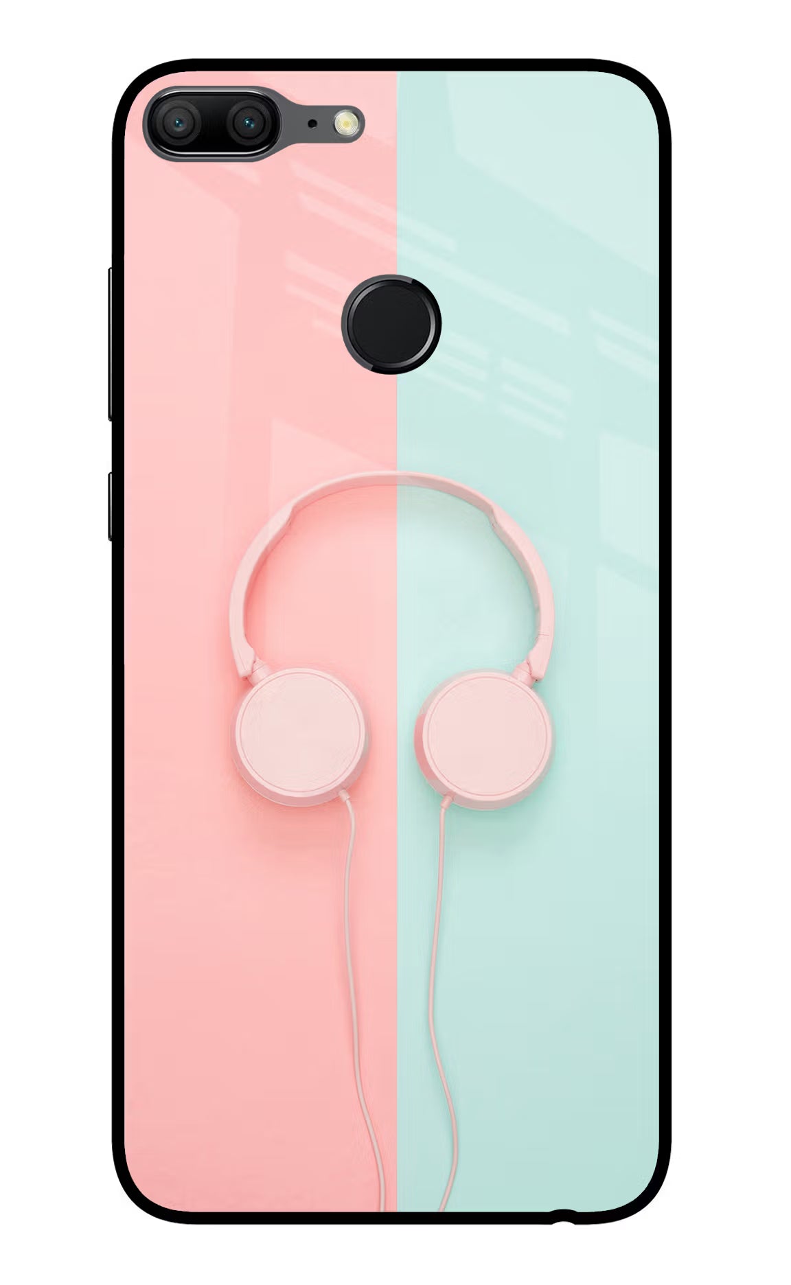 Music Lover Honor 9 Lite Glass Case Back Cover by Casekaro