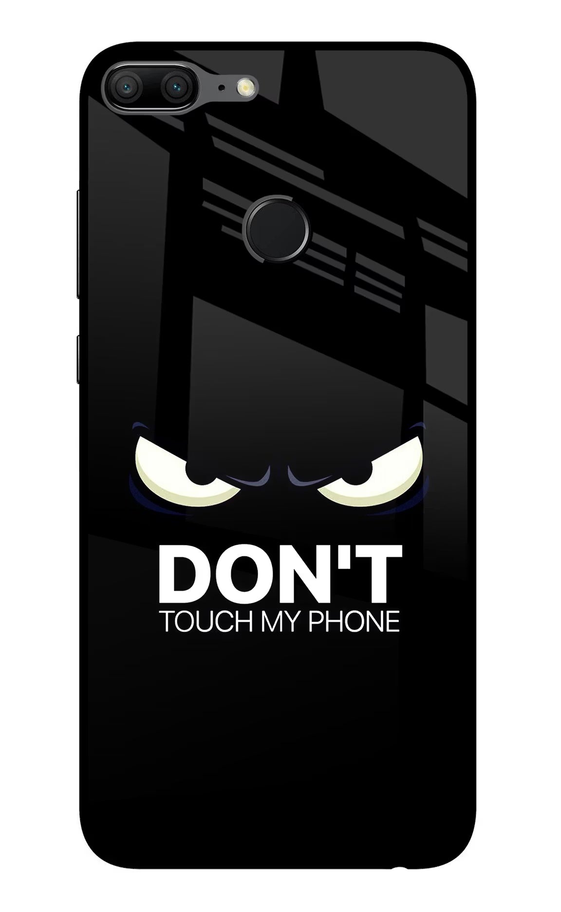 Don'T Touch My Phone Honor 9 Lite Glass Case Back Cover by Casekaro