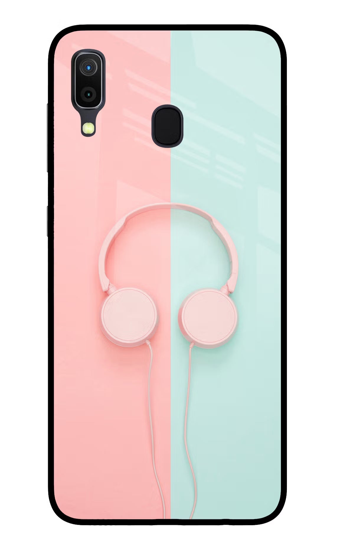 Music Lover Samsung A30 Glass Case Back Cover by Casekaro
