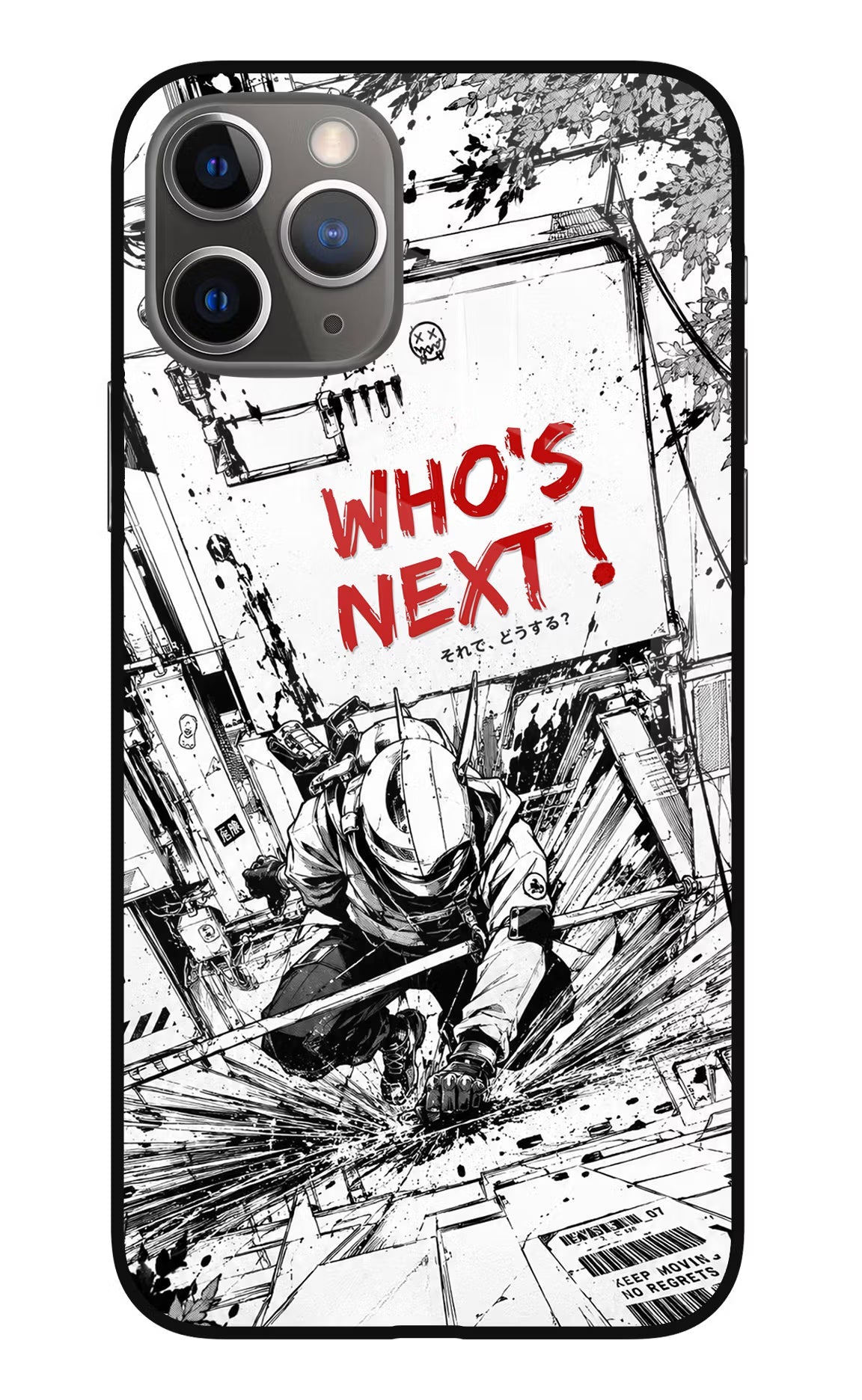 Who's Next iPhone 11 Pro Max Glass Case Back Cover by Casekaro