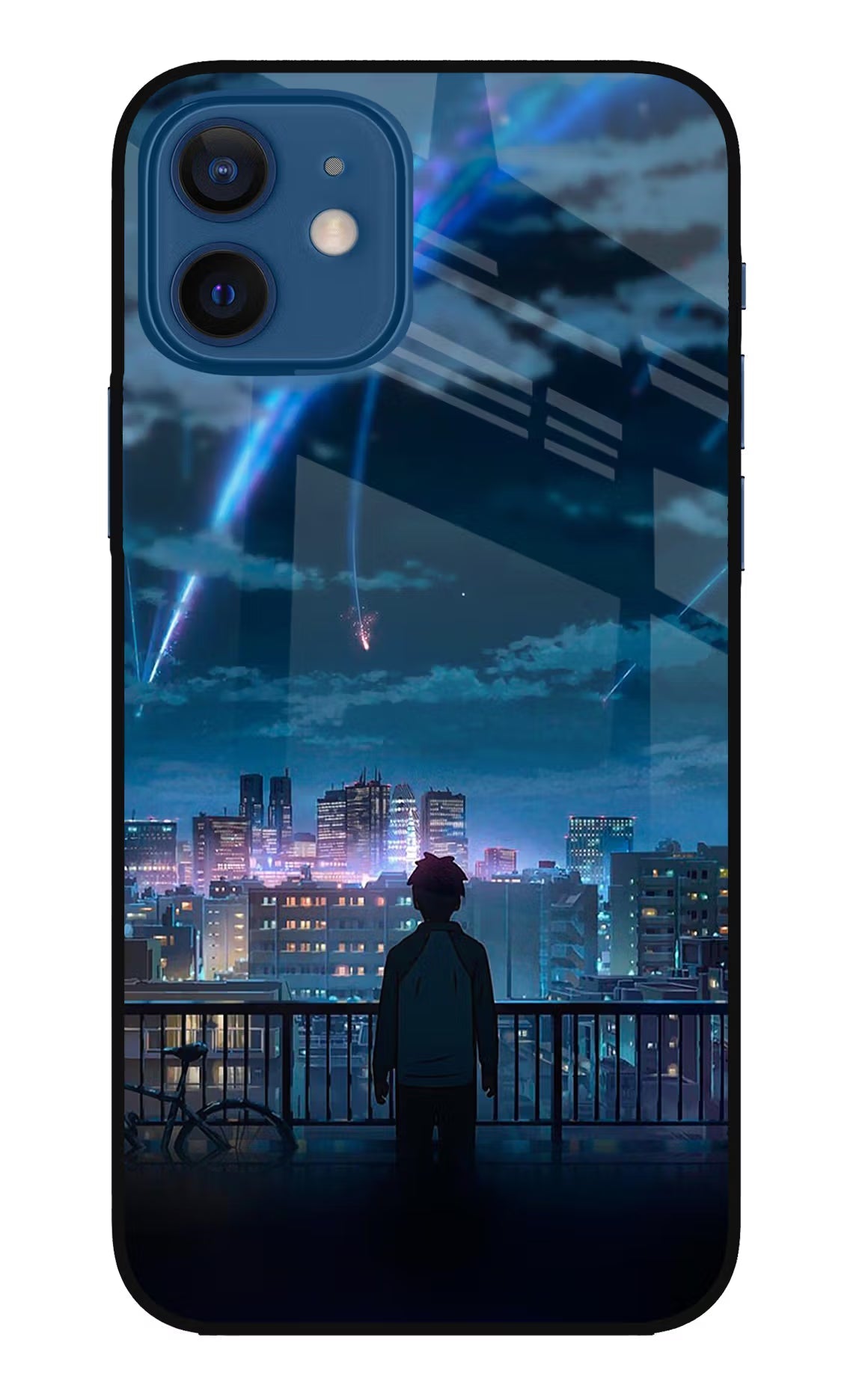Anime iPhone 12 Glass Case Back Cover by Casekaro