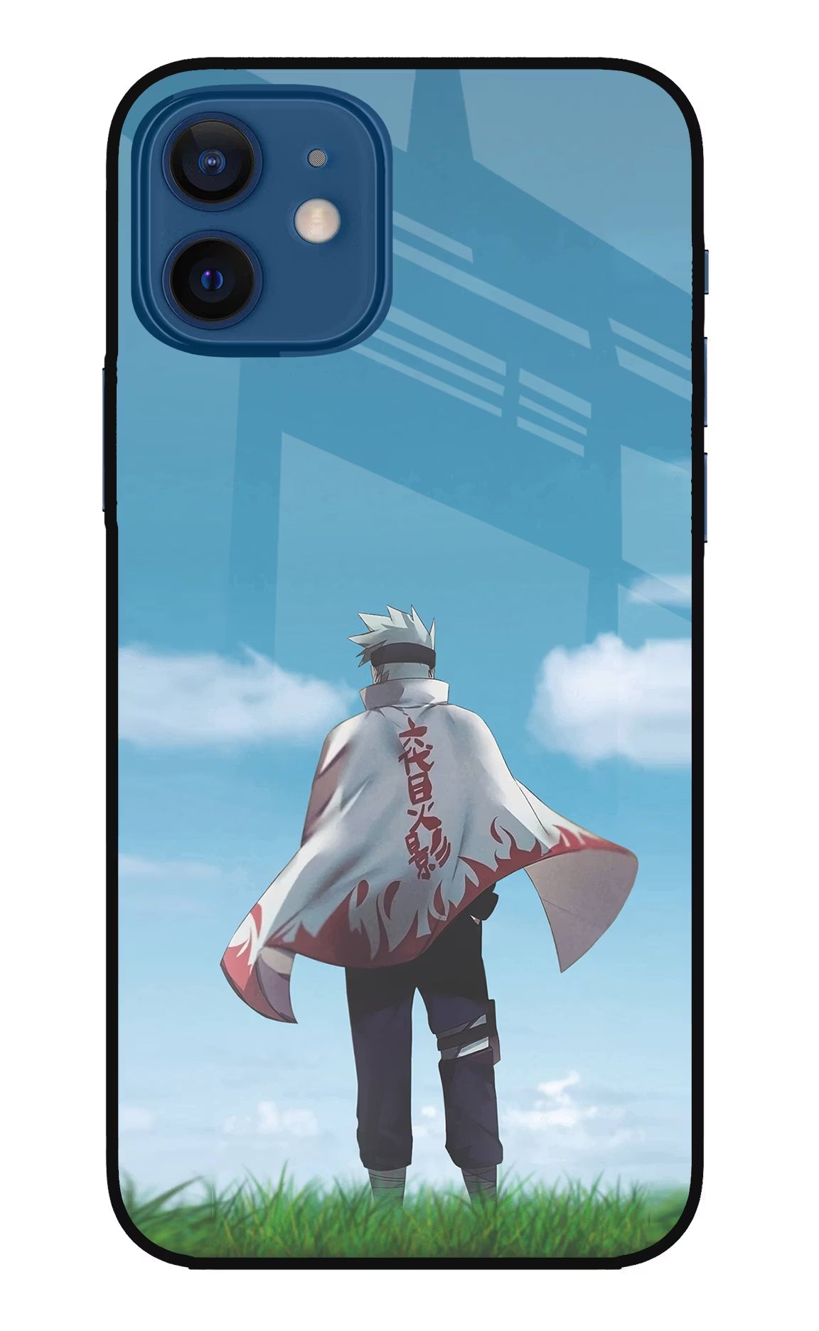 Kakashi iPhone 12 Glass Case Back Cover by Casekaro