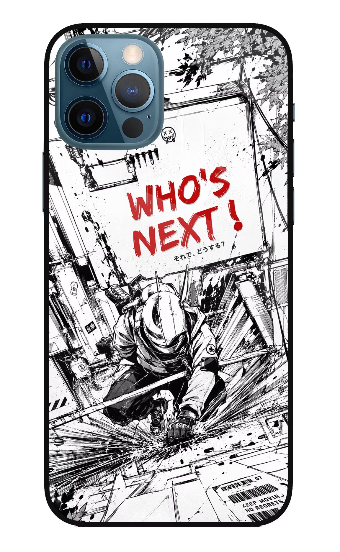 Who's Next iPhone 12 Pro Glass Case Back Cover by Casekaro