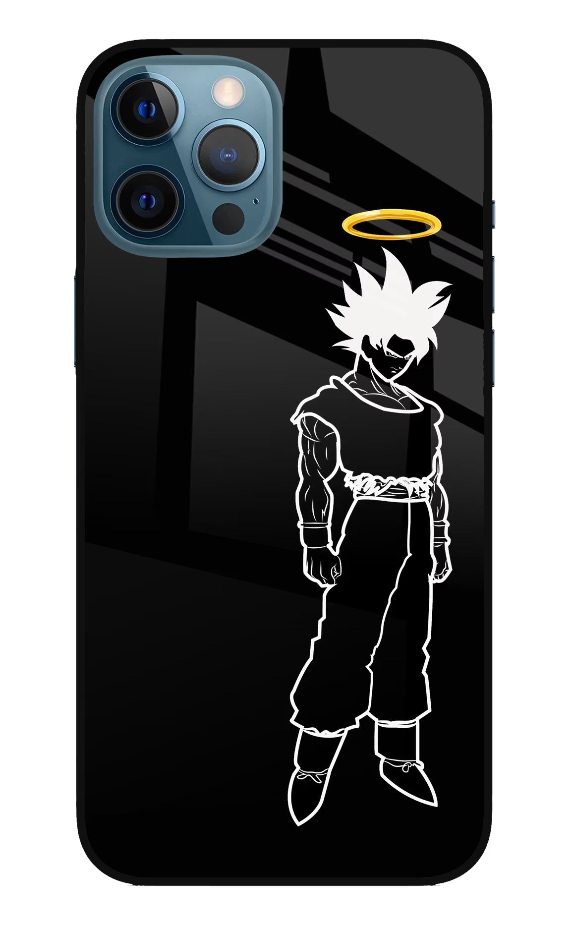 DBS Character iPhone 12 Pro Max Glass Case Back Cover by Casekaro
