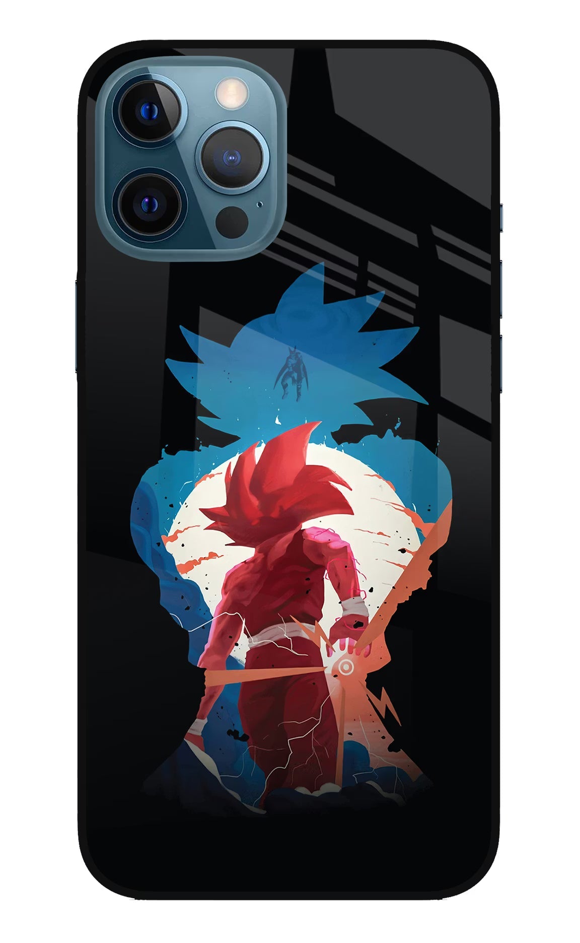 Goku iPhone 12 Pro Max Glass Case Back Cover by Casekaro