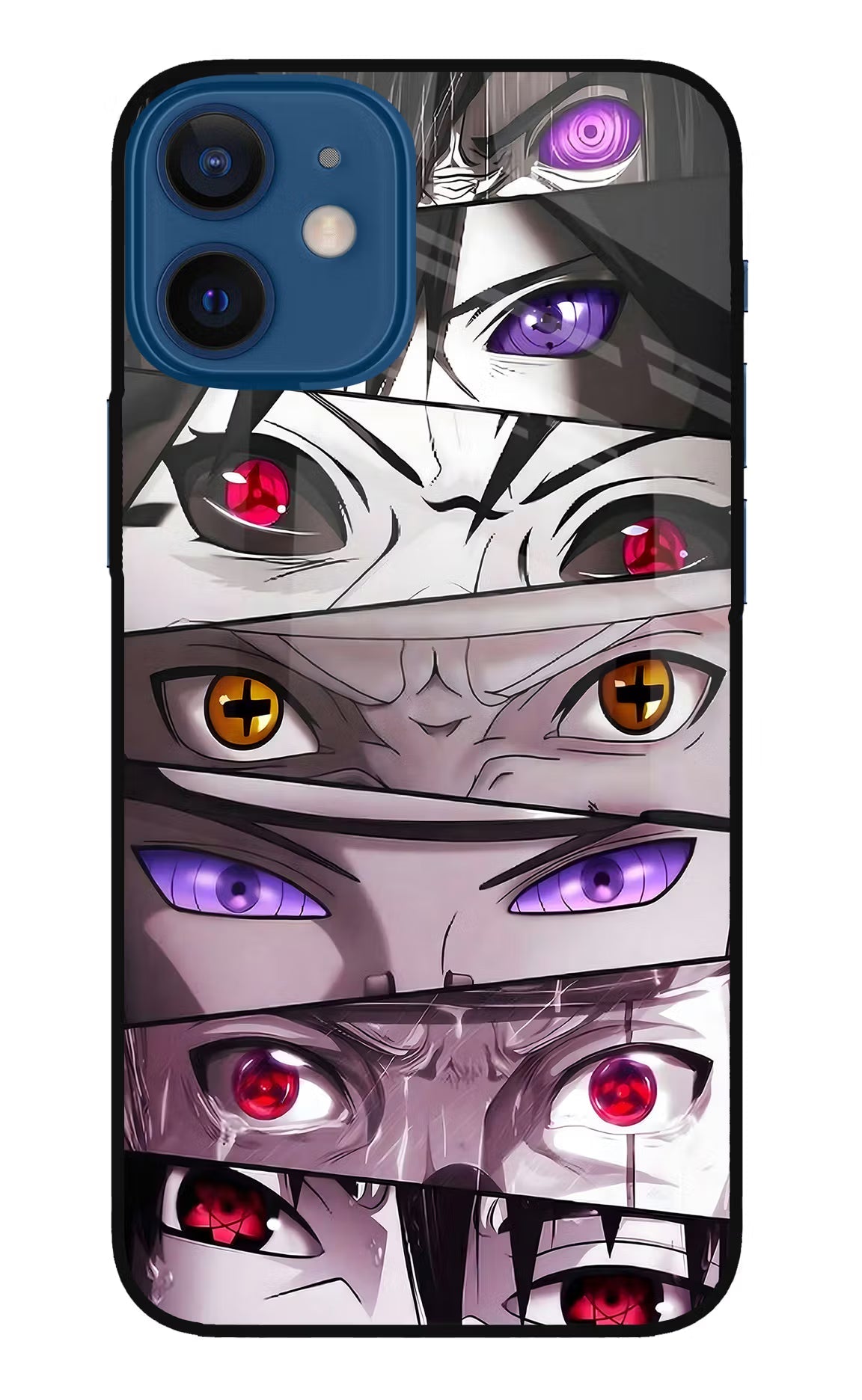 Naruto Anime iPhone 12 Mini Glass Case Back Cover by Casekaro