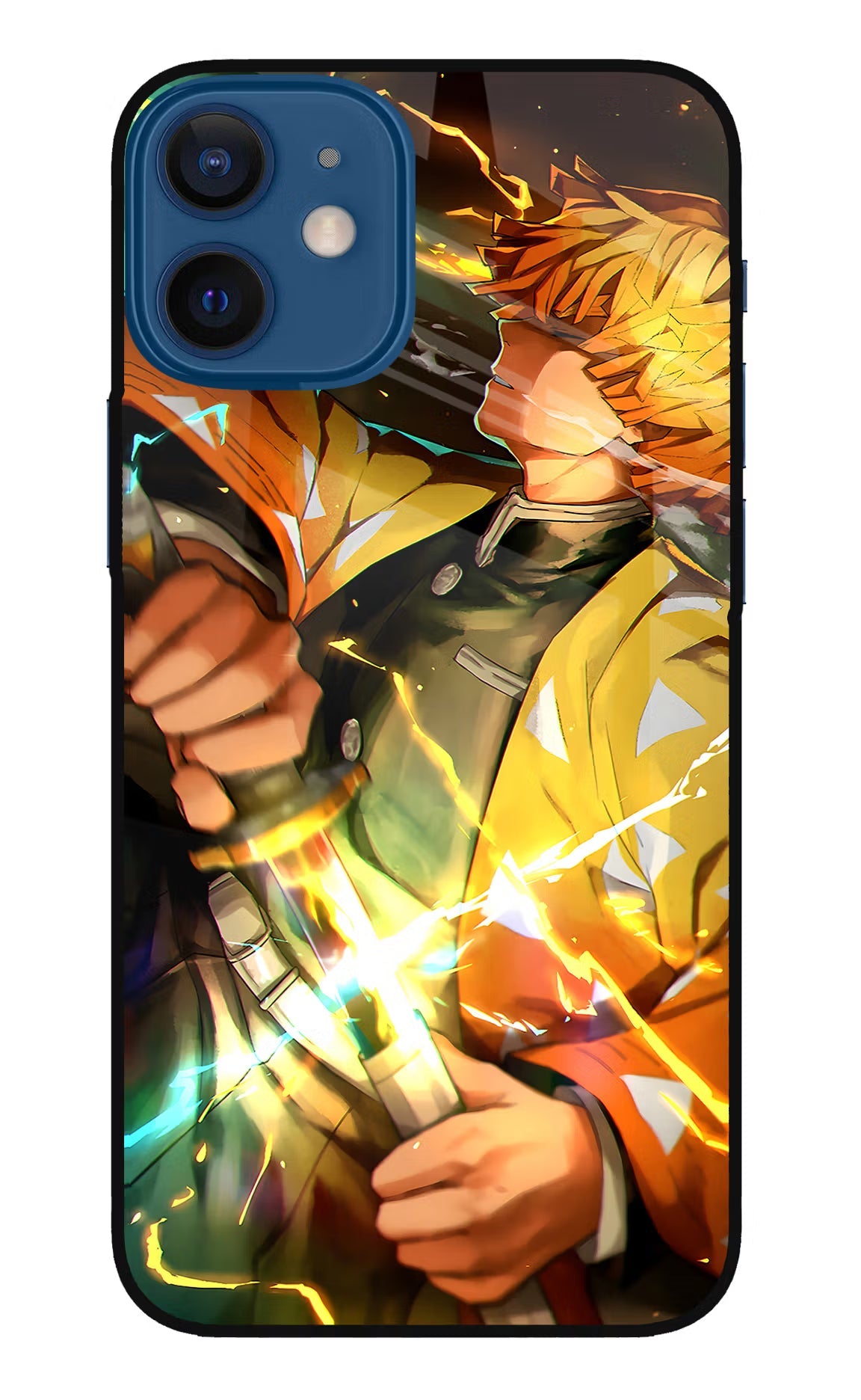 Demon Slayer iPhone 12 Mini Glass Case Back Cover by Casekaro