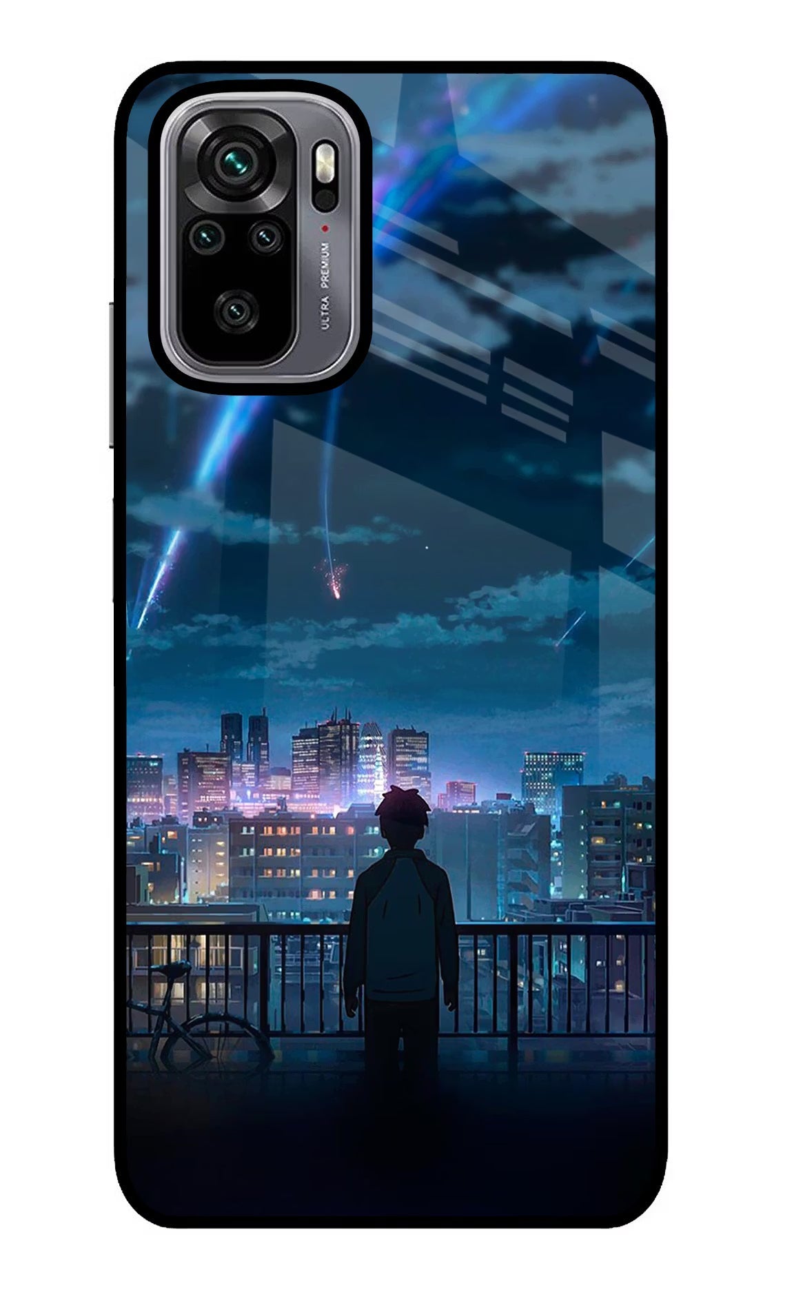 Anime Redmi Note 10/10S Glass Case Back Cover by Casekaro
