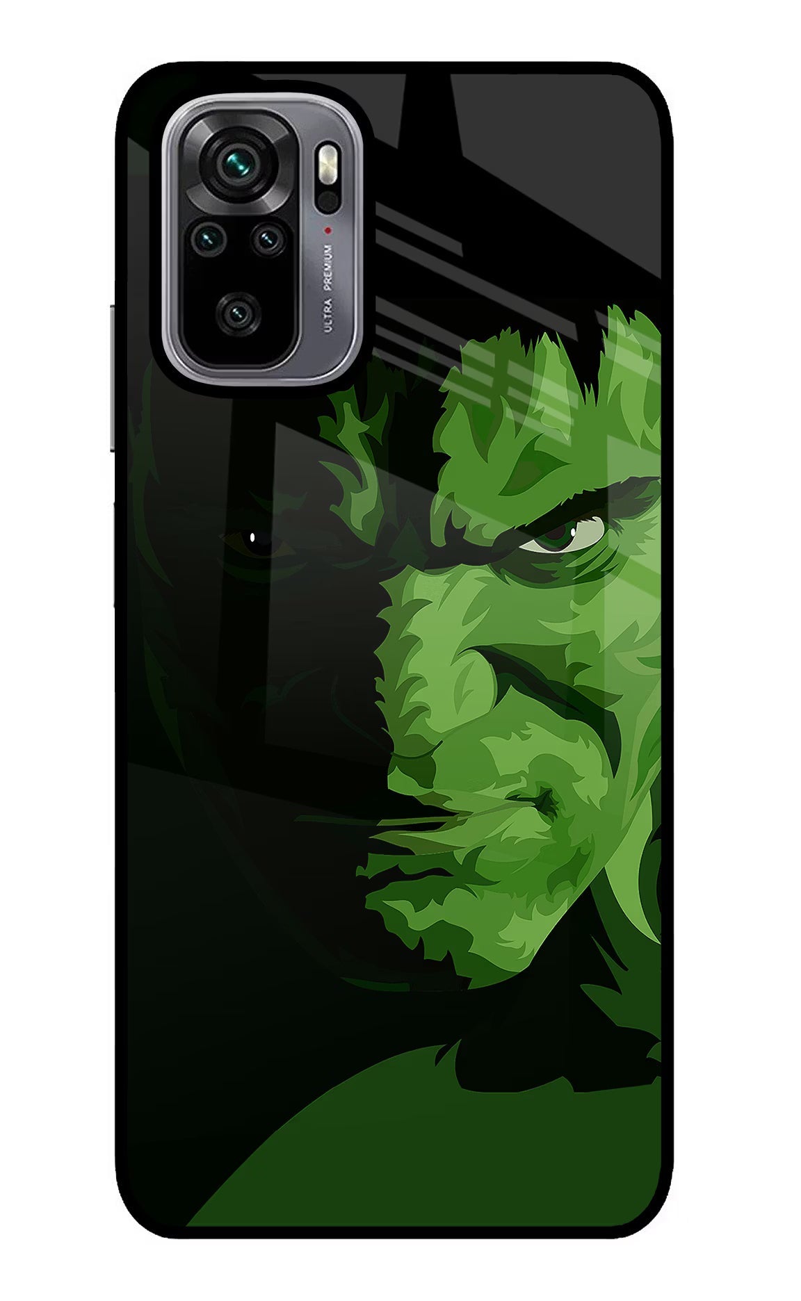 HULK Redmi Note 10/10S Glass Case Back Cover by Casekaro