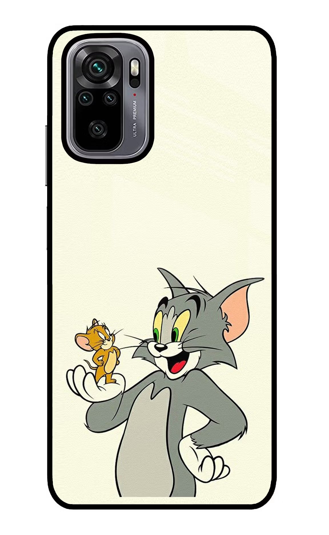 Tom & Jerry Redmi Note 10/10S Glass Case Back Cover by Casekaro