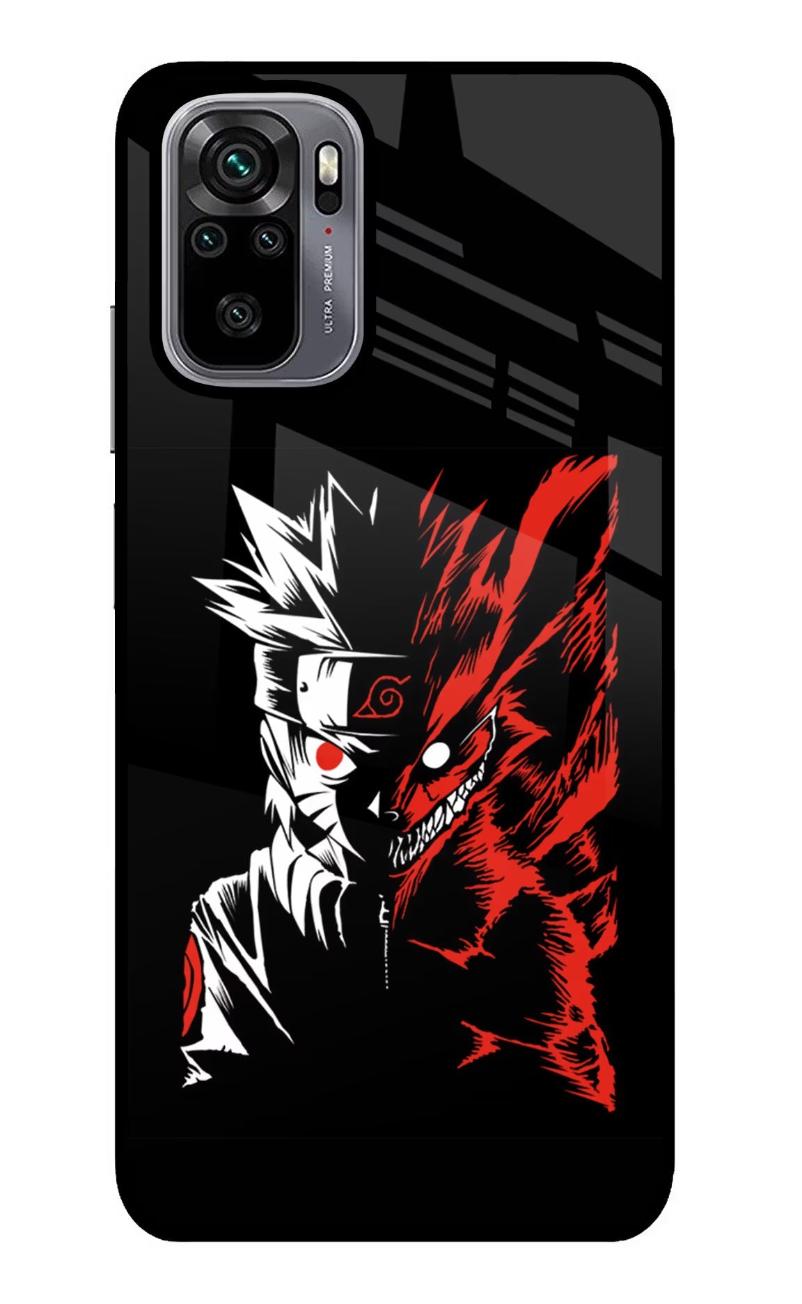Naruto Two Face Redmi Note 10/10S Glass Case Back Cover by Casekaro