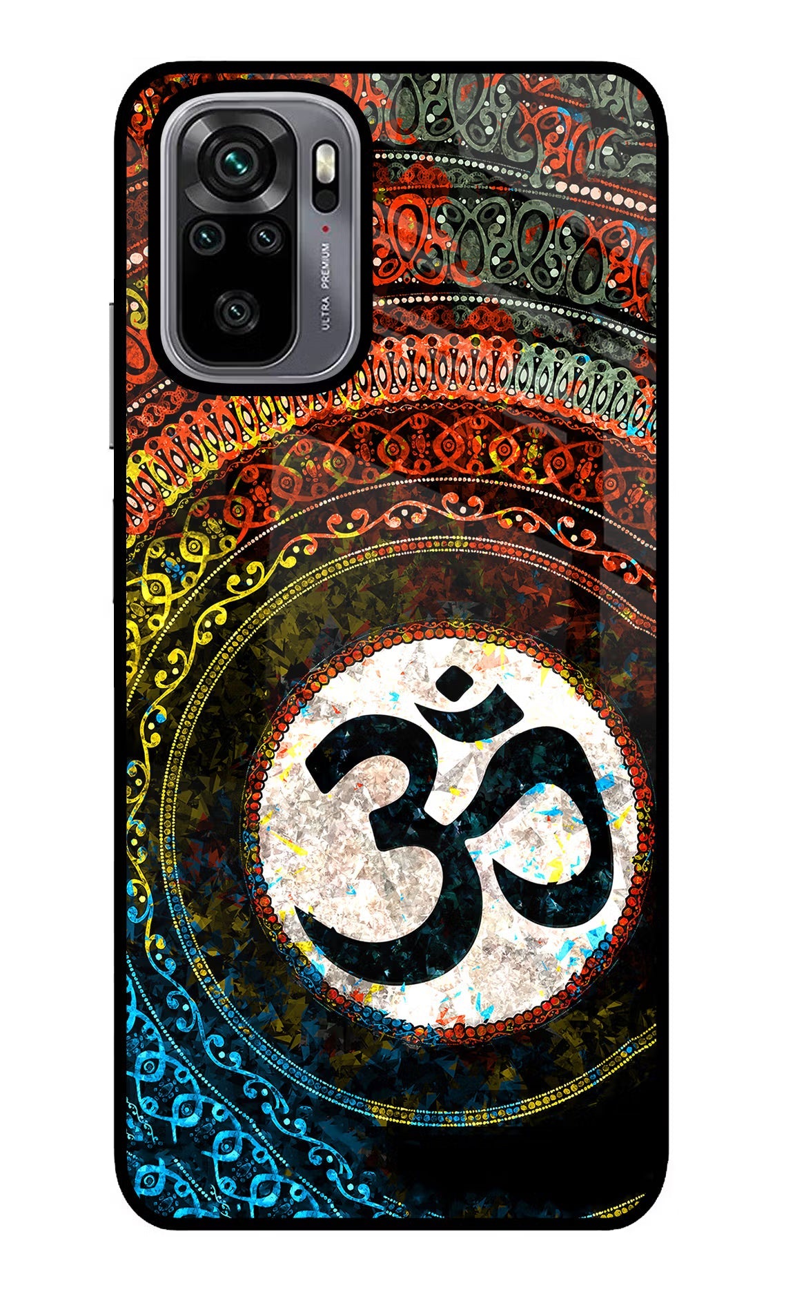 Om Cultural Redmi Note 10/10S Glass Case Back Cover by Casekaro