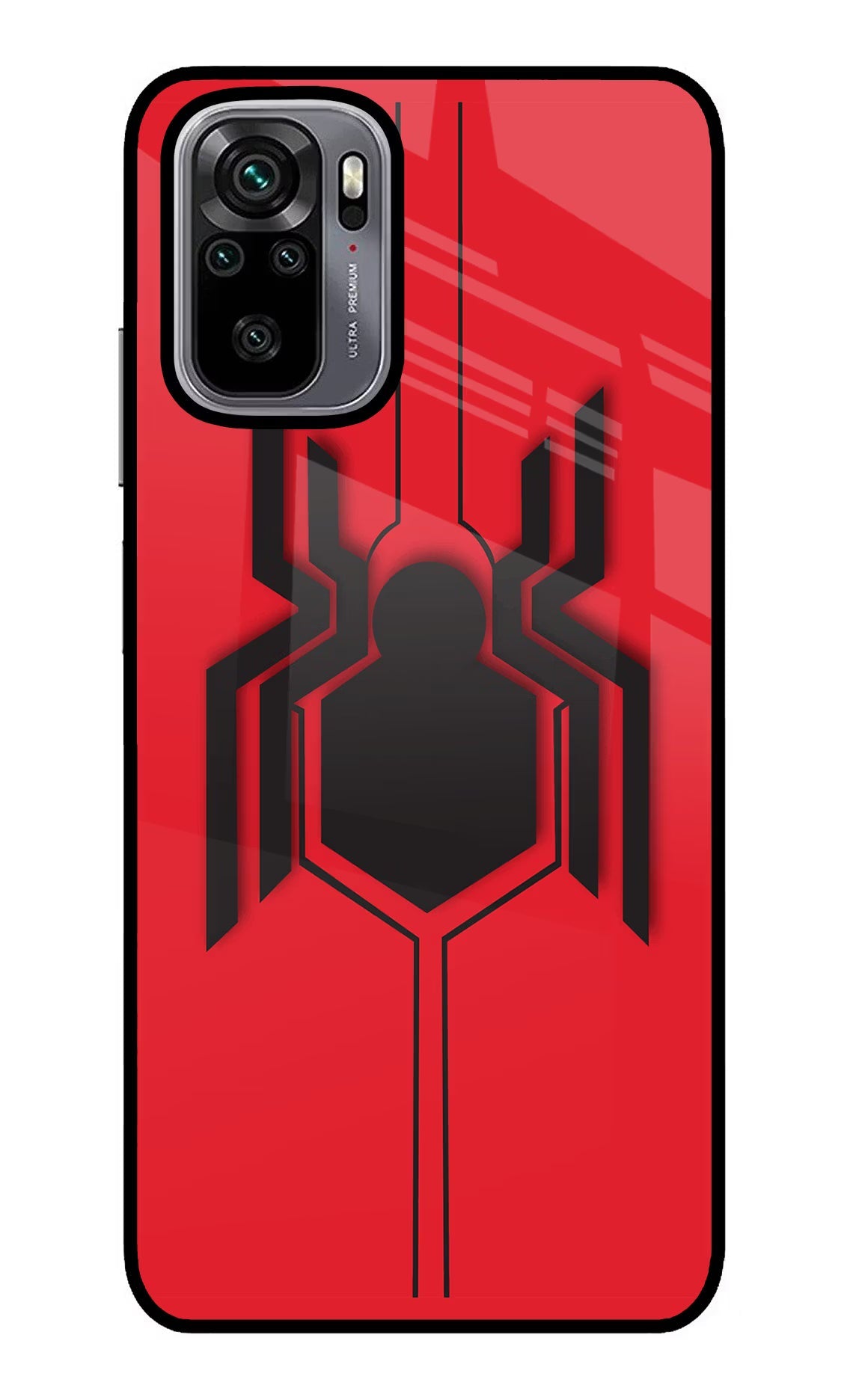Spider Redmi Note 10/10S Glass Case Back Cover by Casekaro