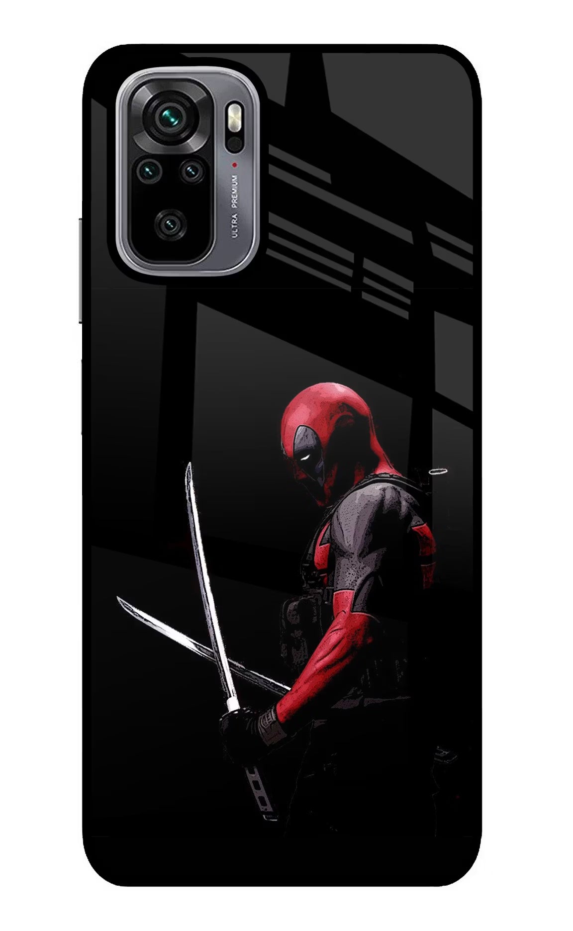 Deadpool Redmi Note 10/10S Glass Case Back Cover by Casekaro