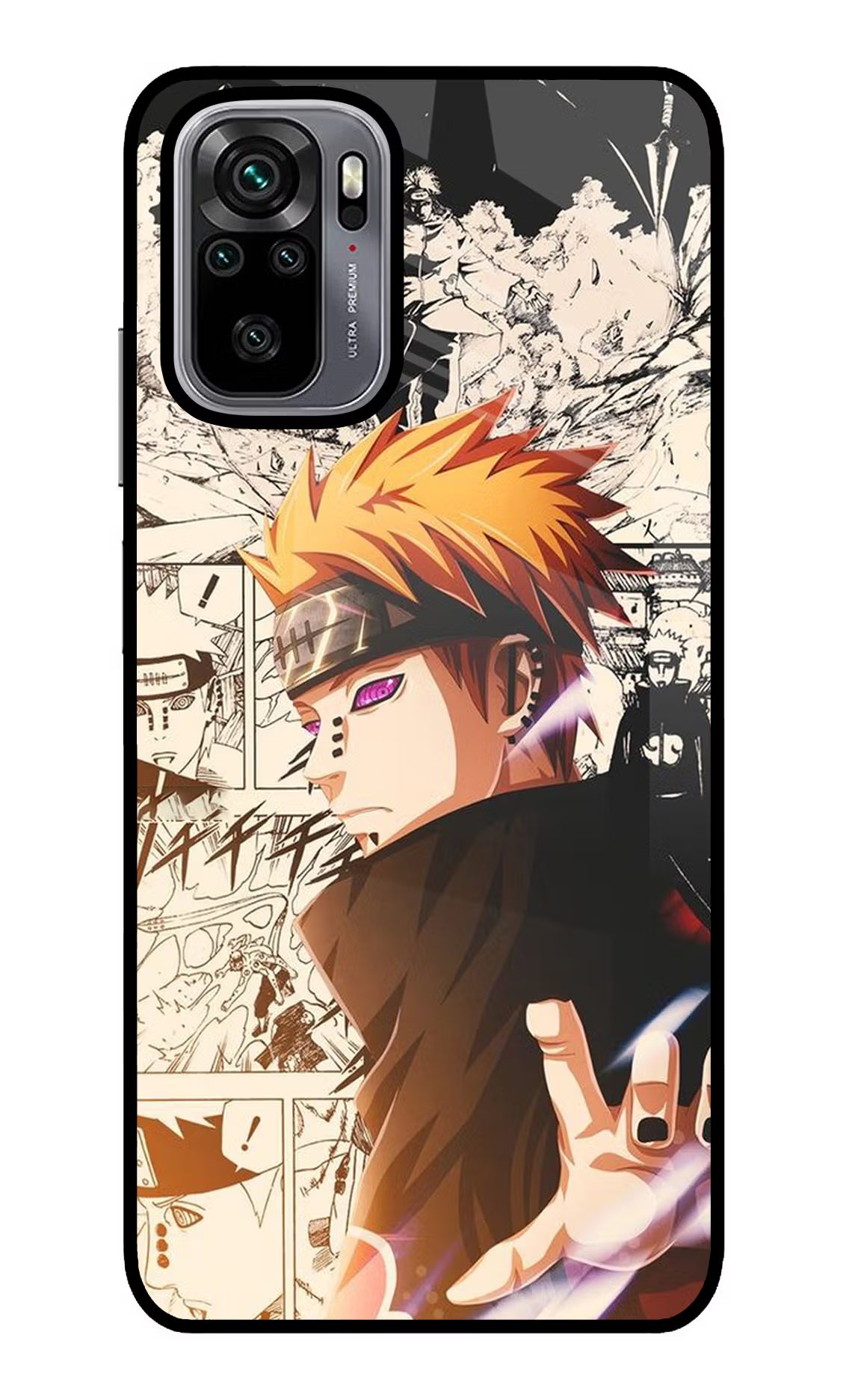 Pain Anime Redmi Note 10/10S Glass Case Back Cover by Casekaro