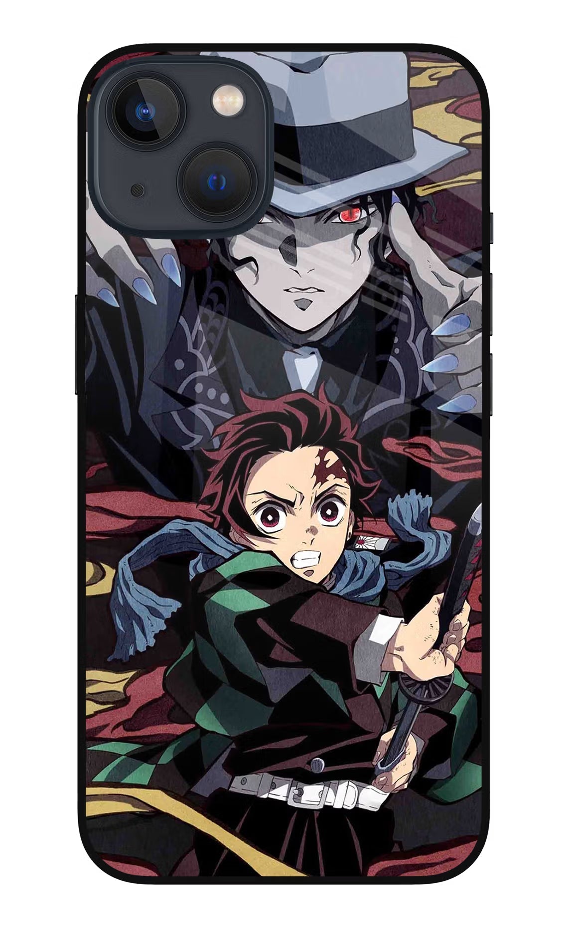 Demon Slayer iPhone 13 Glass Case Back Cover by Casekaro