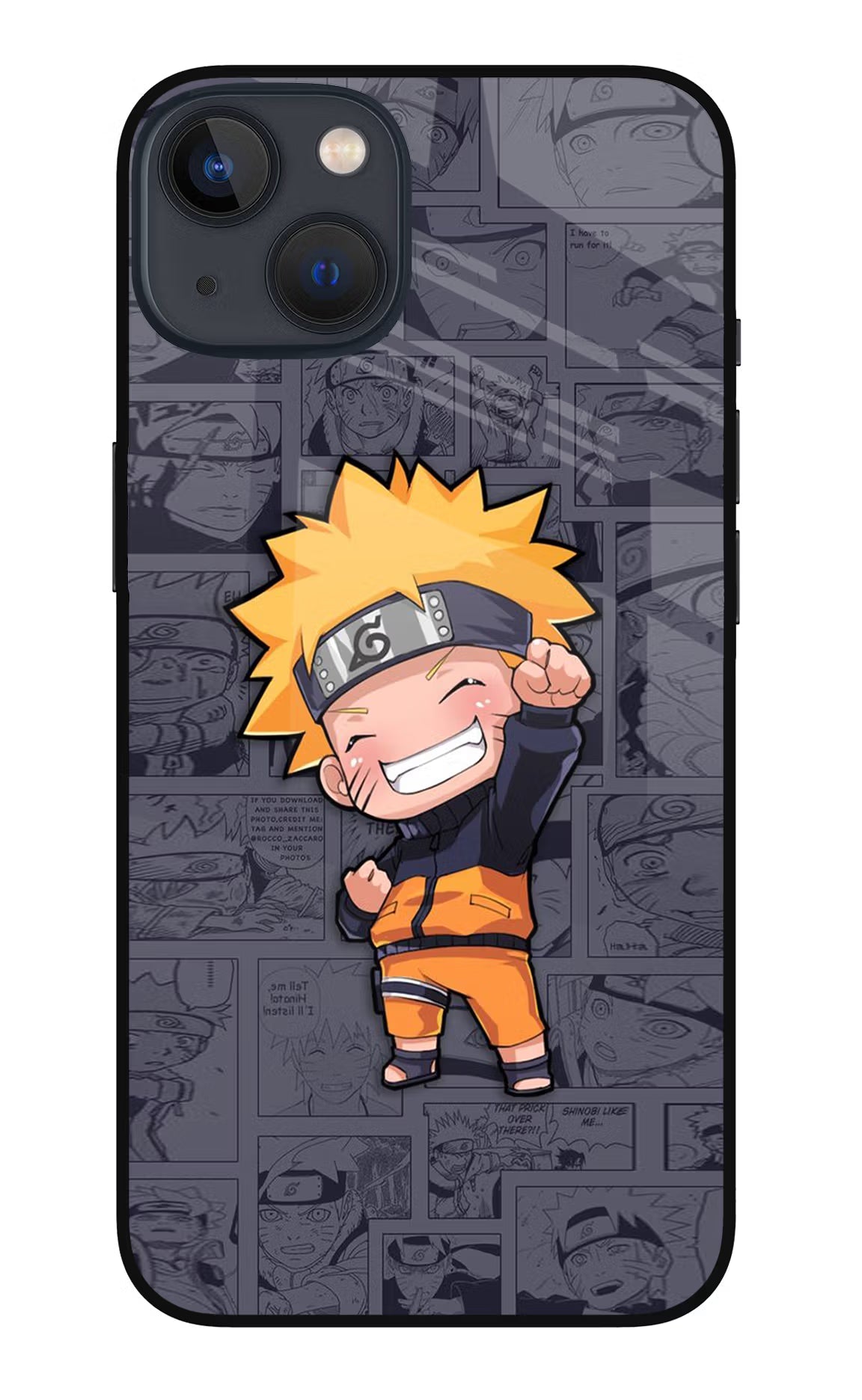Chota Naruto iPhone 13 Glass Case Back Cover by Casekaro
