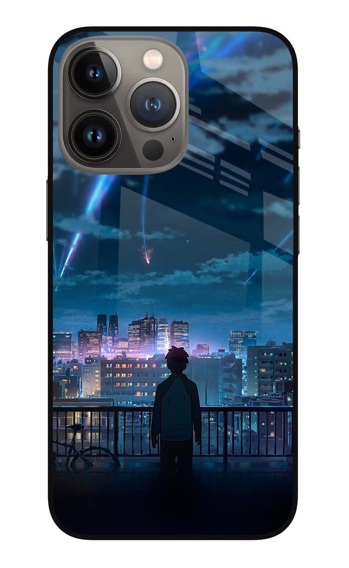 Anime iPhone 13 Pro Glass Case Back Cover by Casekaro