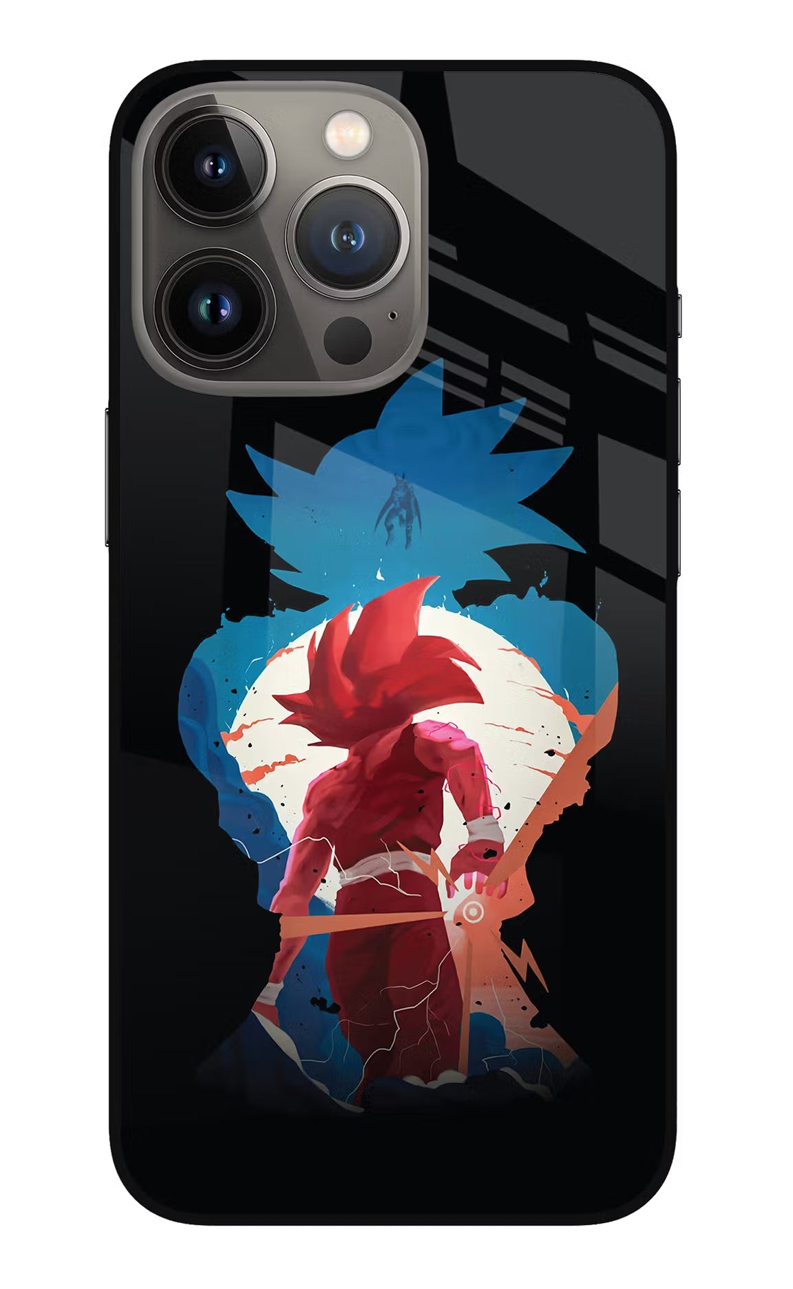 Goku iPhone 13 Pro Glass Case Back Cover by Casekaro