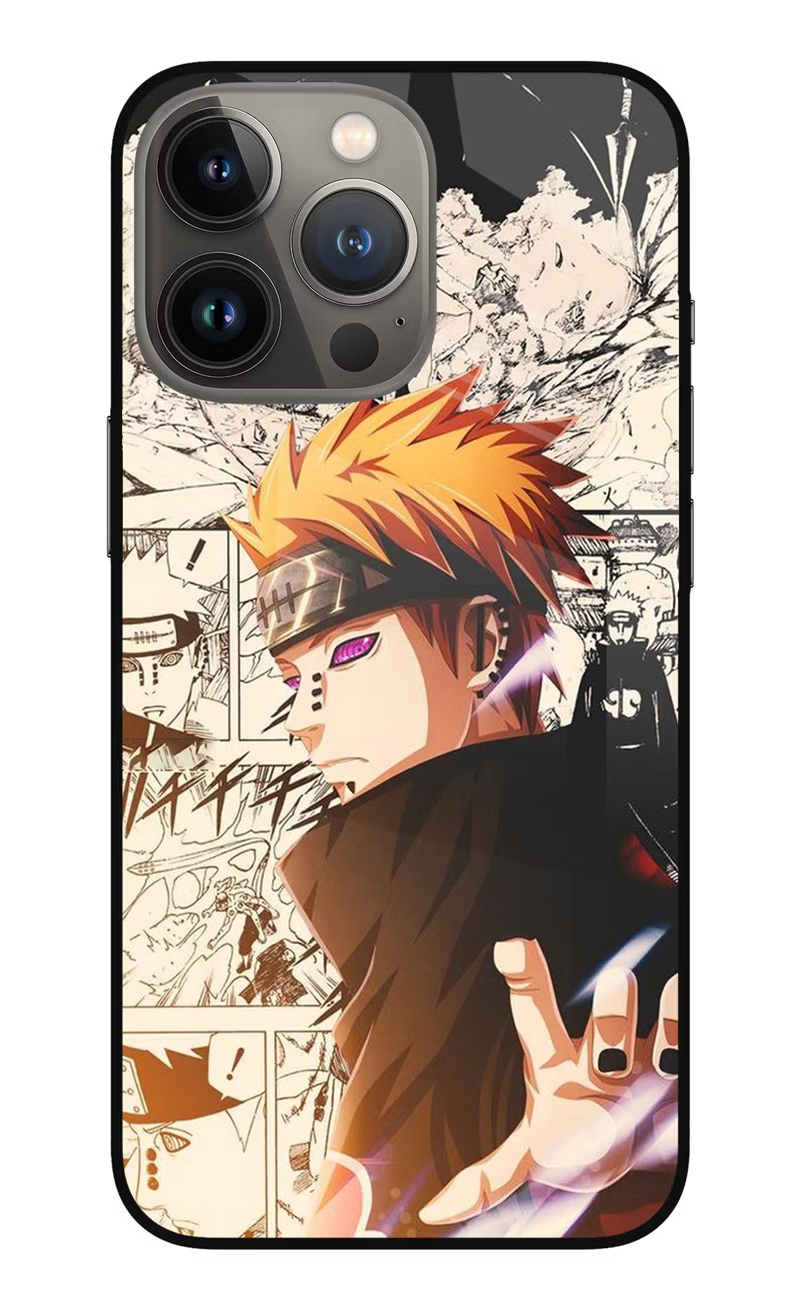 Pain Anime iPhone 13 Pro Max Glass Case