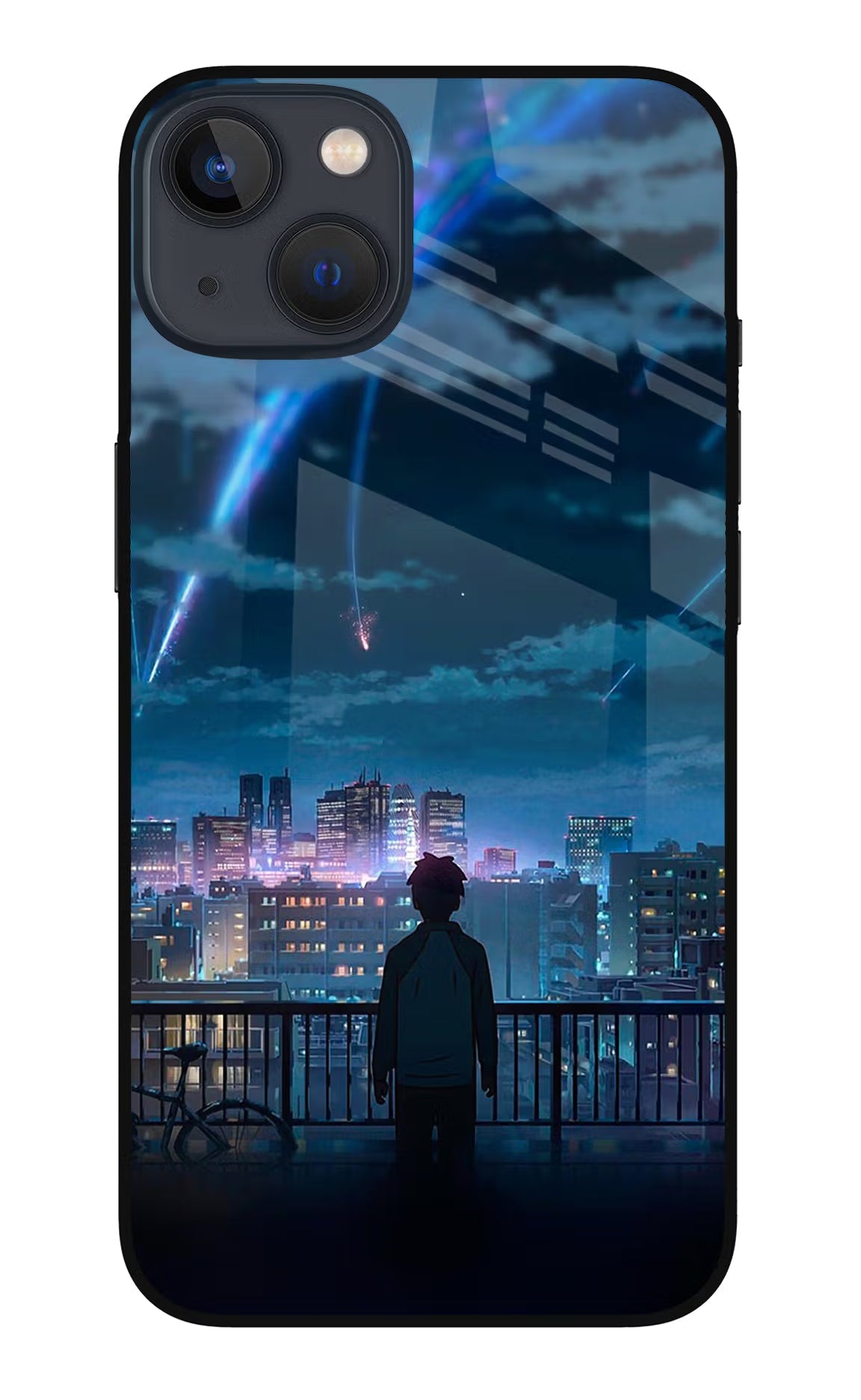 Anime iPhone 13 Mini Glass Case Back Cover by Casekaro