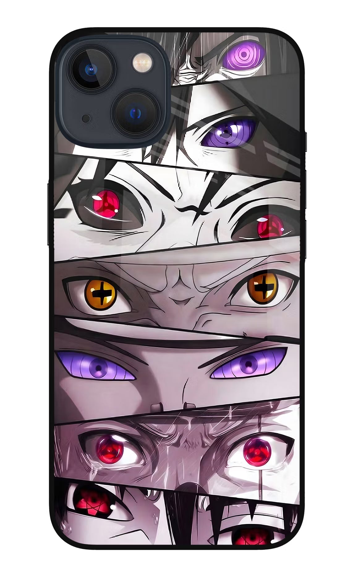 Naruto Anime iPhone 13 Mini Glass Case Back Cover by Casekaro