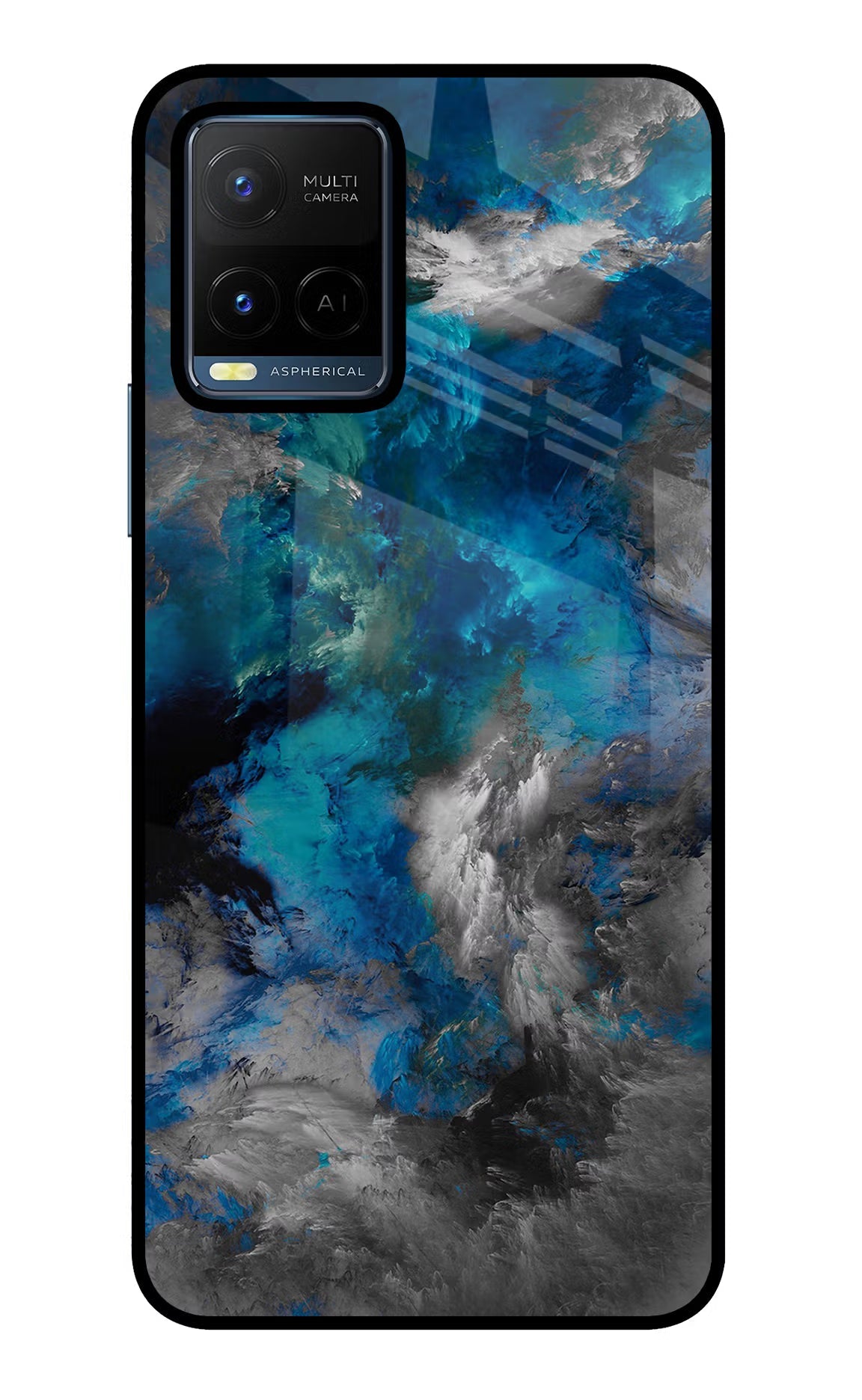 Artwork Vivo Y21/Y21s/Y33s Glass Case Back Cover by Casekaro