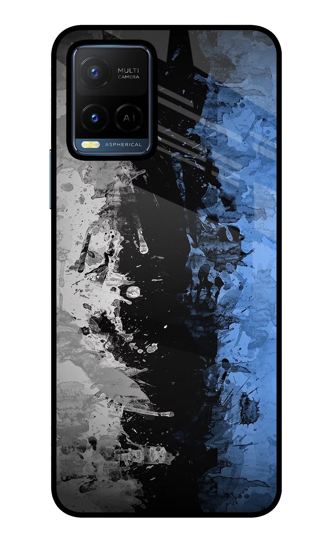 Artistic Design Vivo Y21/Y21s/Y33s Glass Case Back Cover by Casekaro