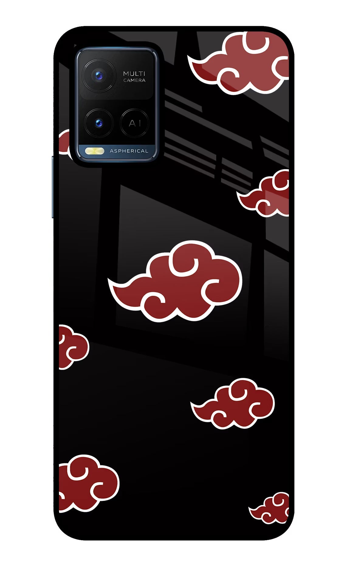 Akatsuki Vivo Y21/Y21s/Y33s Glass Case Back Cover by Casekaro