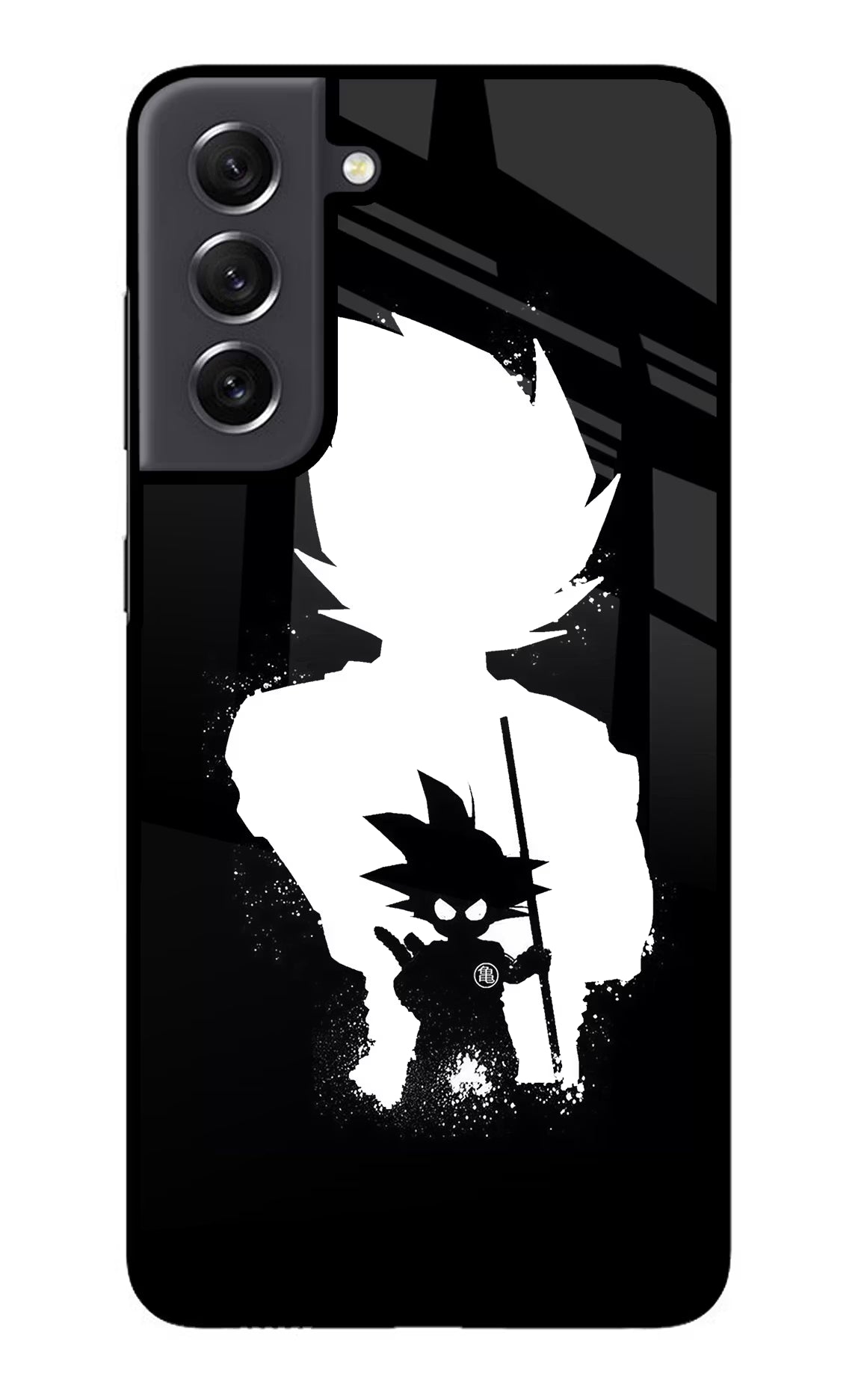 Goku Shadow Samsung S21 FE 5G Glass Case Back Cover by Casekaro