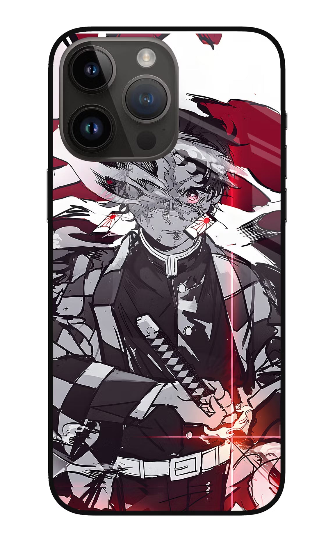 Demon Slayer iPhone 14 Pro Max Glass Case Back Cover by Casekaro