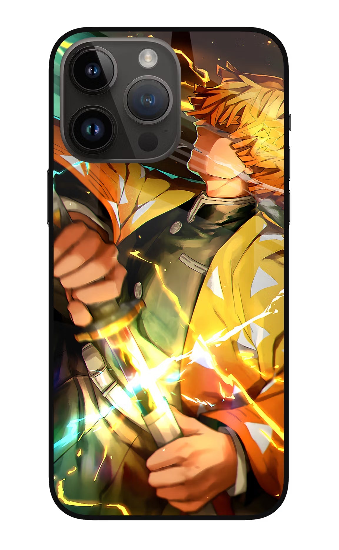 Demon Slayer iPhone 14 Pro Max Glass Case Back Cover by Casekaro