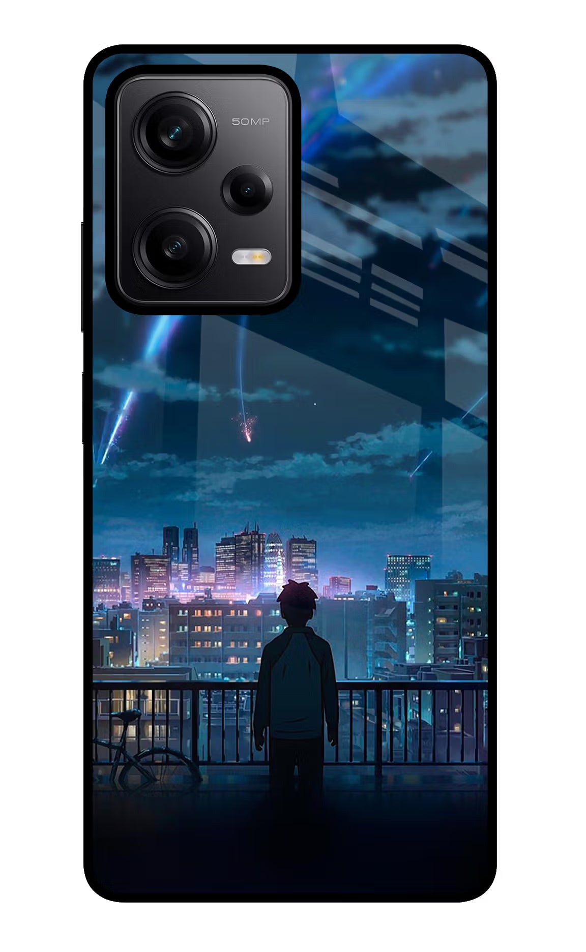 Anime Redmi Note 12 Pro 5G Glass Case Back Cover by Casekaro