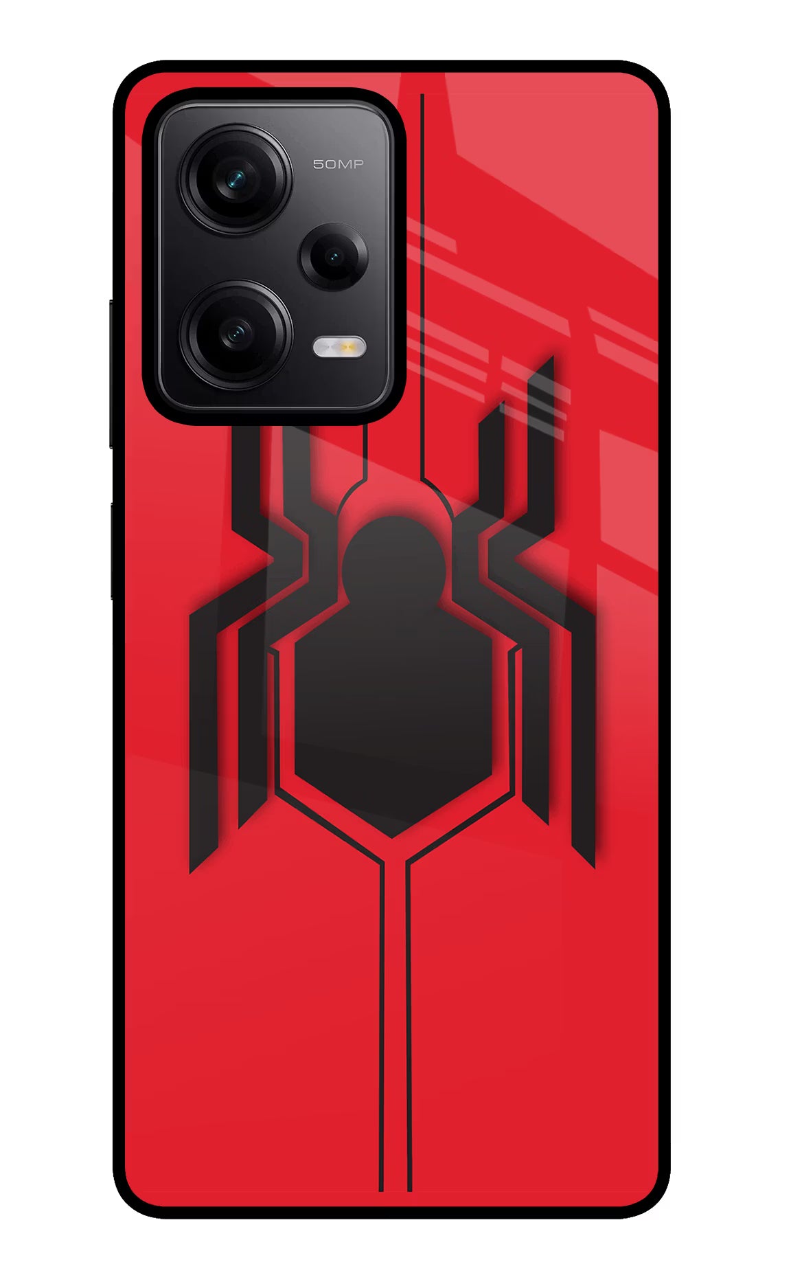 Spider Redmi Note 12 Pro 5G Glass Case Back Cover by Casekaro
