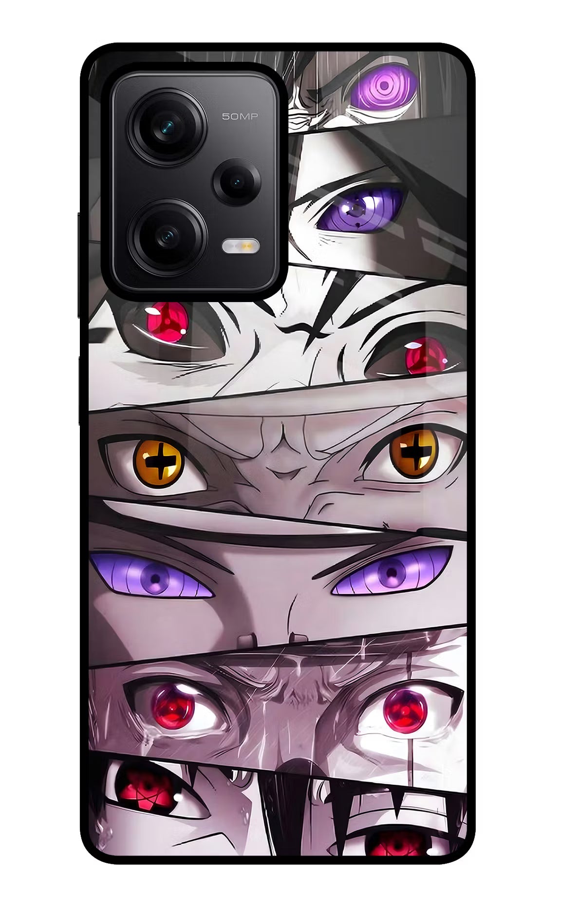 Naruto Anime Redmi Note 12 Pro 5G Glass Case Back Cover by Casekaro