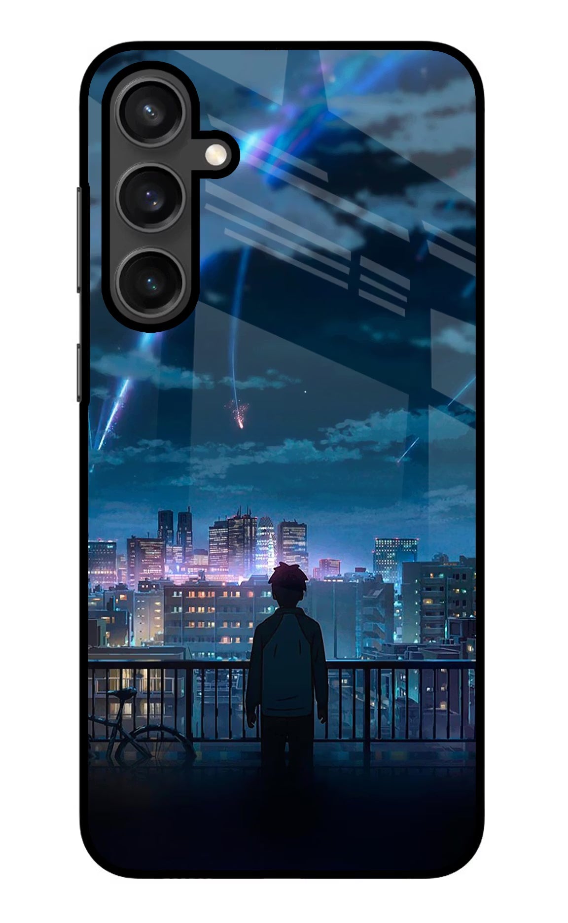 Anime Samsung S23 Glass Case Back Cover by Casekaro