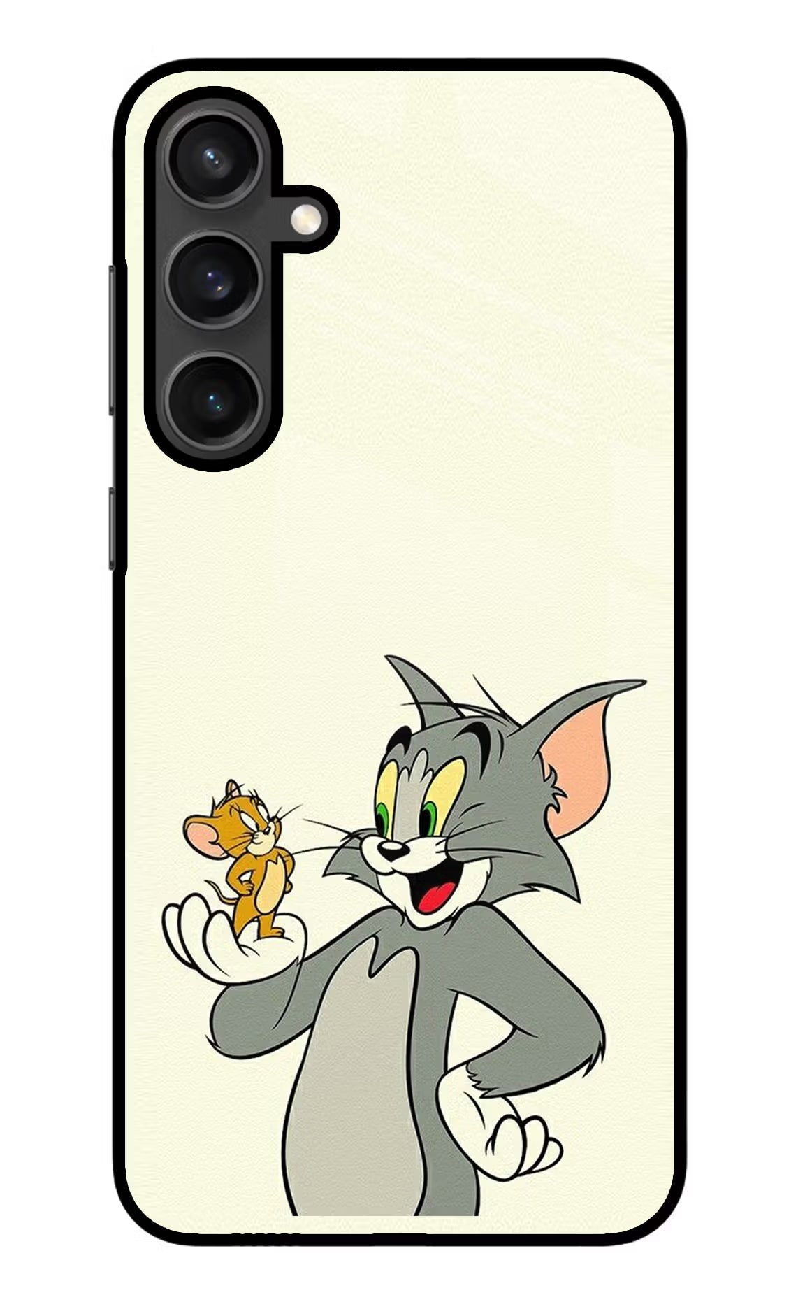 Tom & Jerry Samsung S23 Glass Case Back Cover by Casekaro