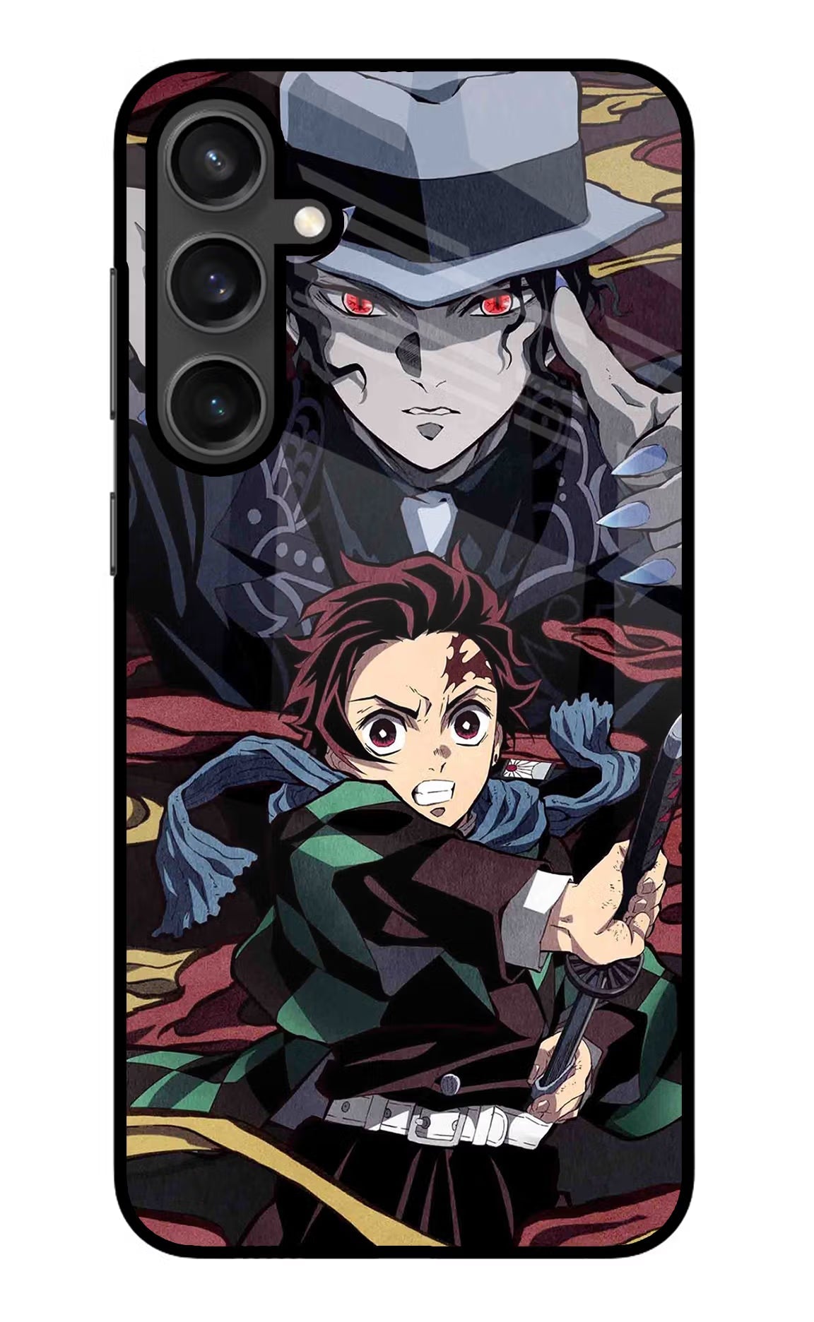 Demon Slayer Samsung S23 Glass Case Back Cover by Casekaro