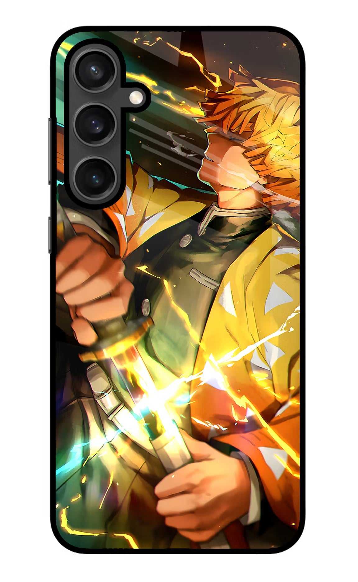 Demon Slayer Samsung S23 Glass Case Back Cover by Casekaro