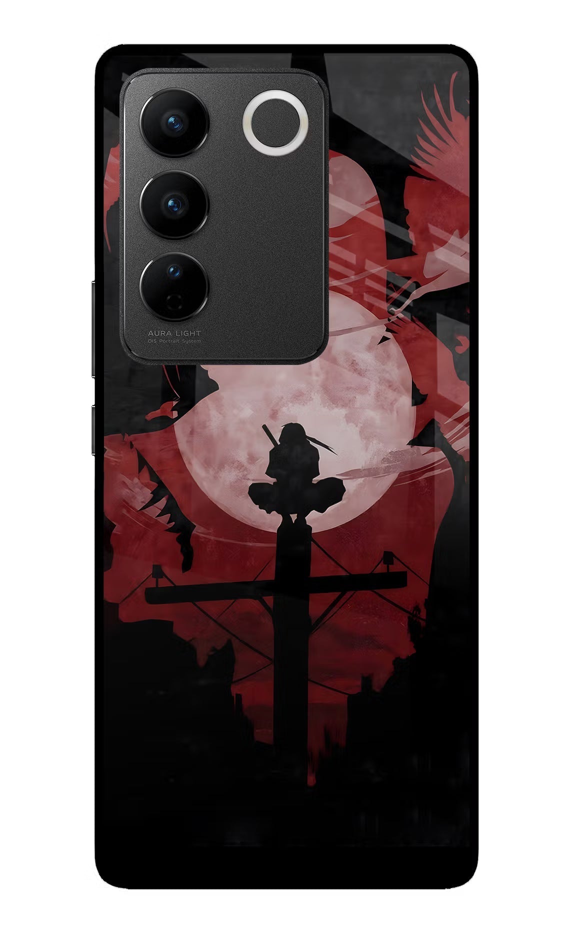 Naruto Anime Vivo V27/V27 Pro Glass Case Back Cover by Casekaro
