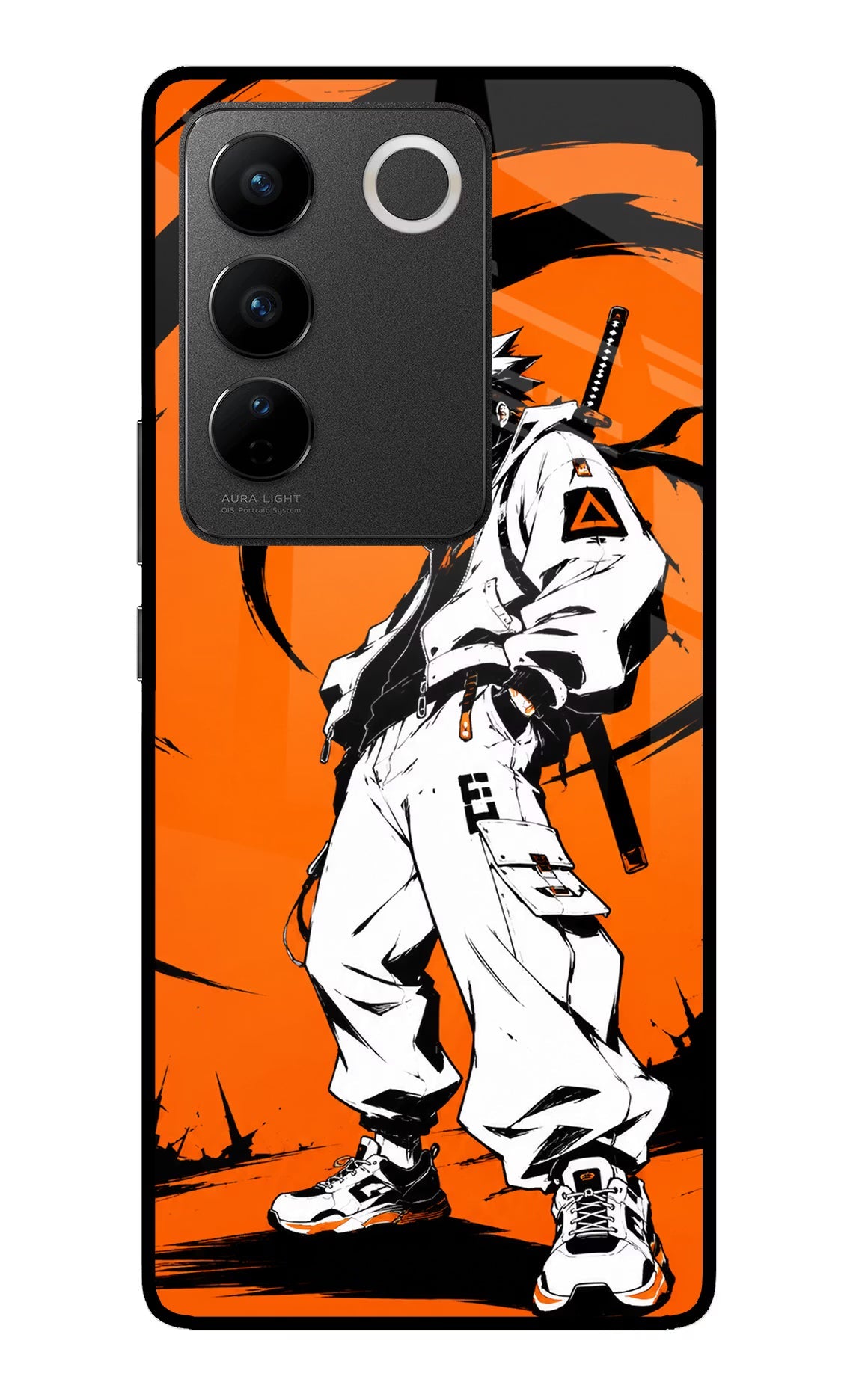 Street Samurai  Vivo V27/V27 Pro Glass Case