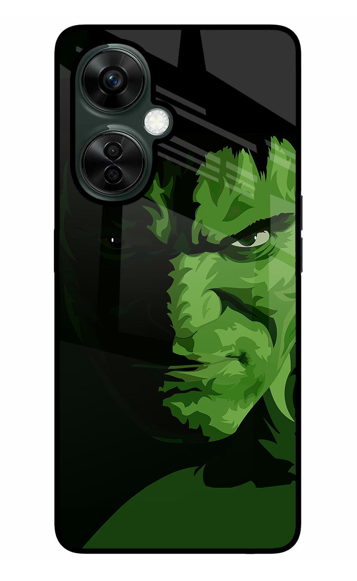 HULK OnePlus Nord CE 3 Lite 5G Glass Case Back Cover by Casekaro