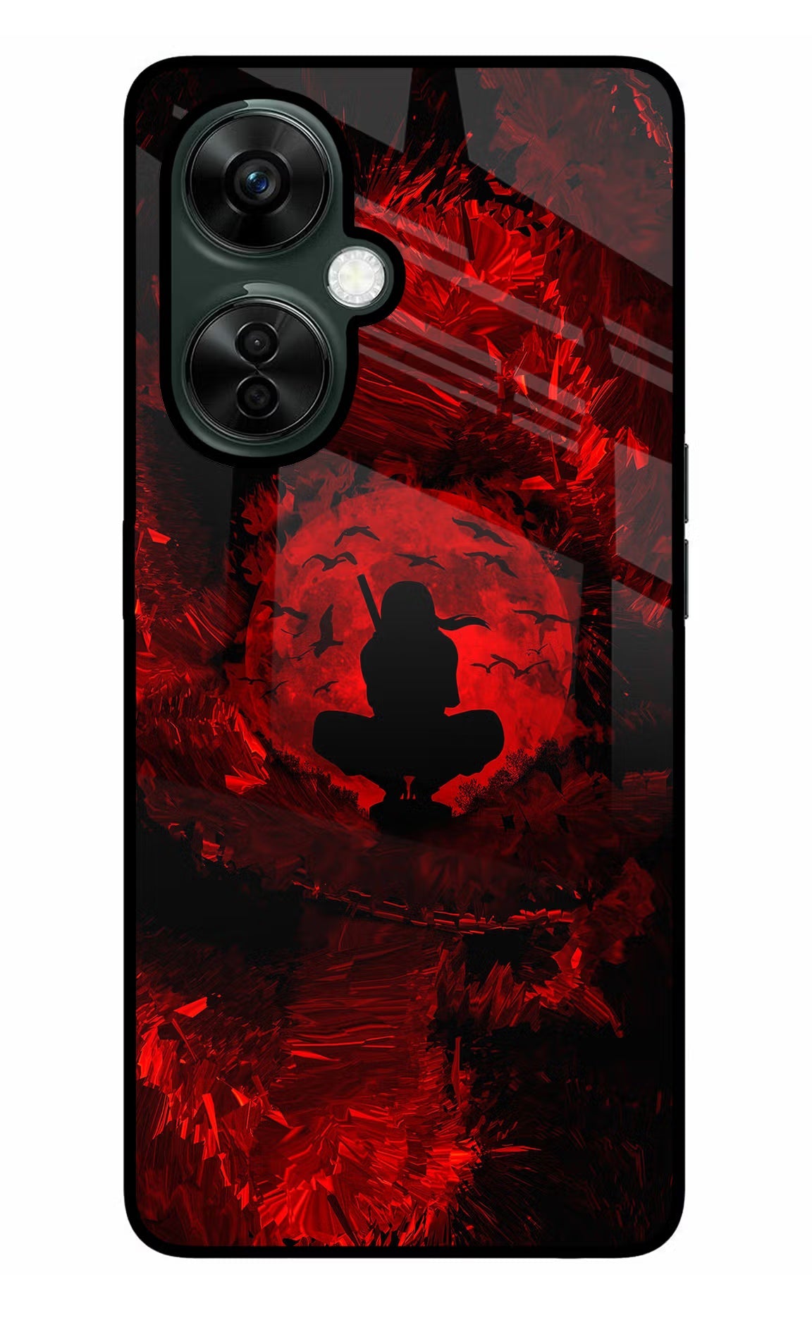 Itachi Uchiha OnePlus Nord CE 3 Lite 5G Glass Case Back Cover by Casekaro